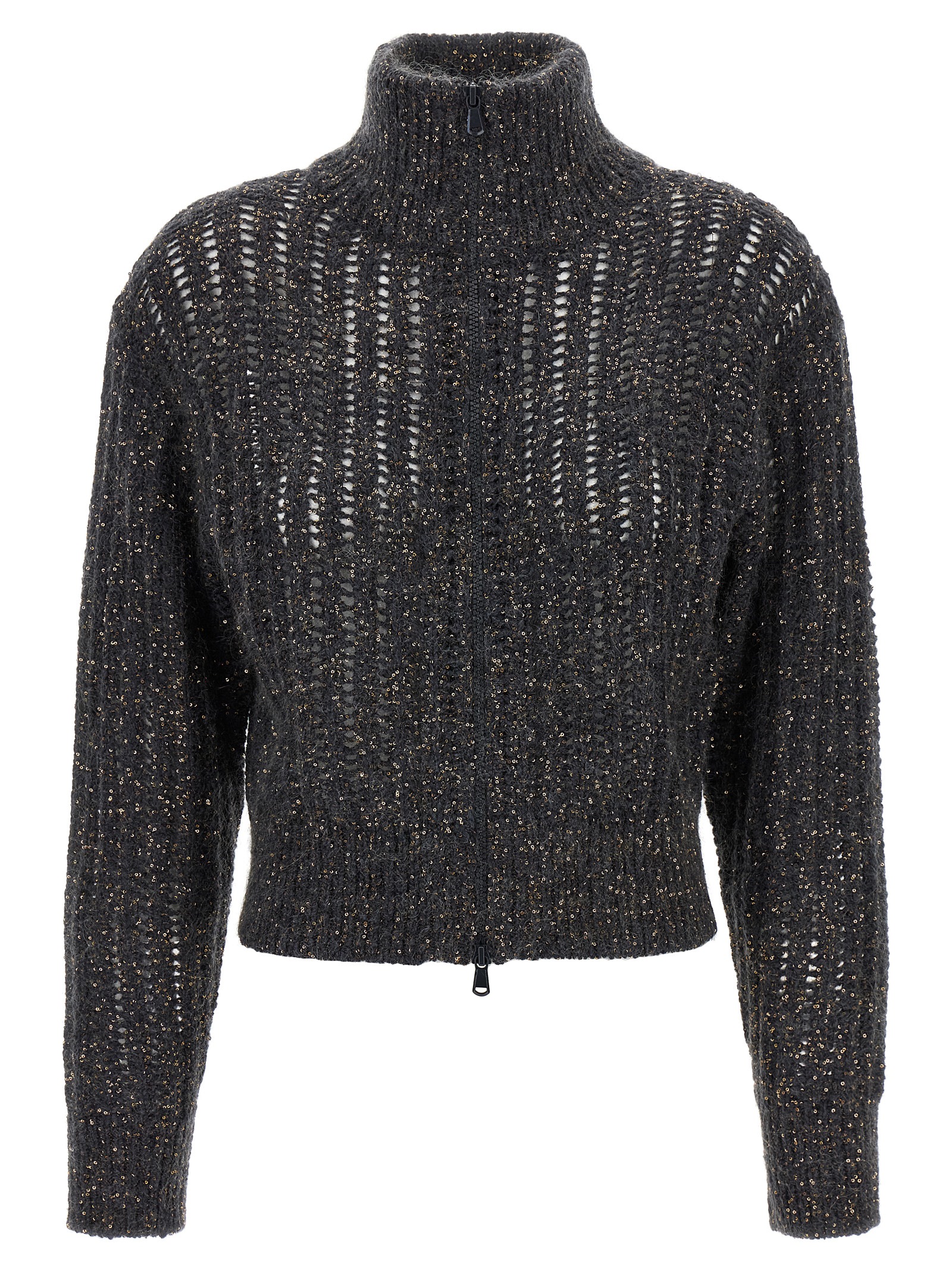 'Rustic Dazzling Net' cardigan