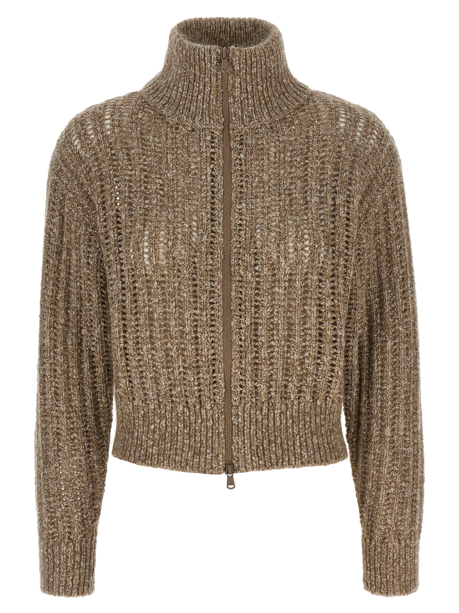 'Rustic Dazzling Net' cardigan
