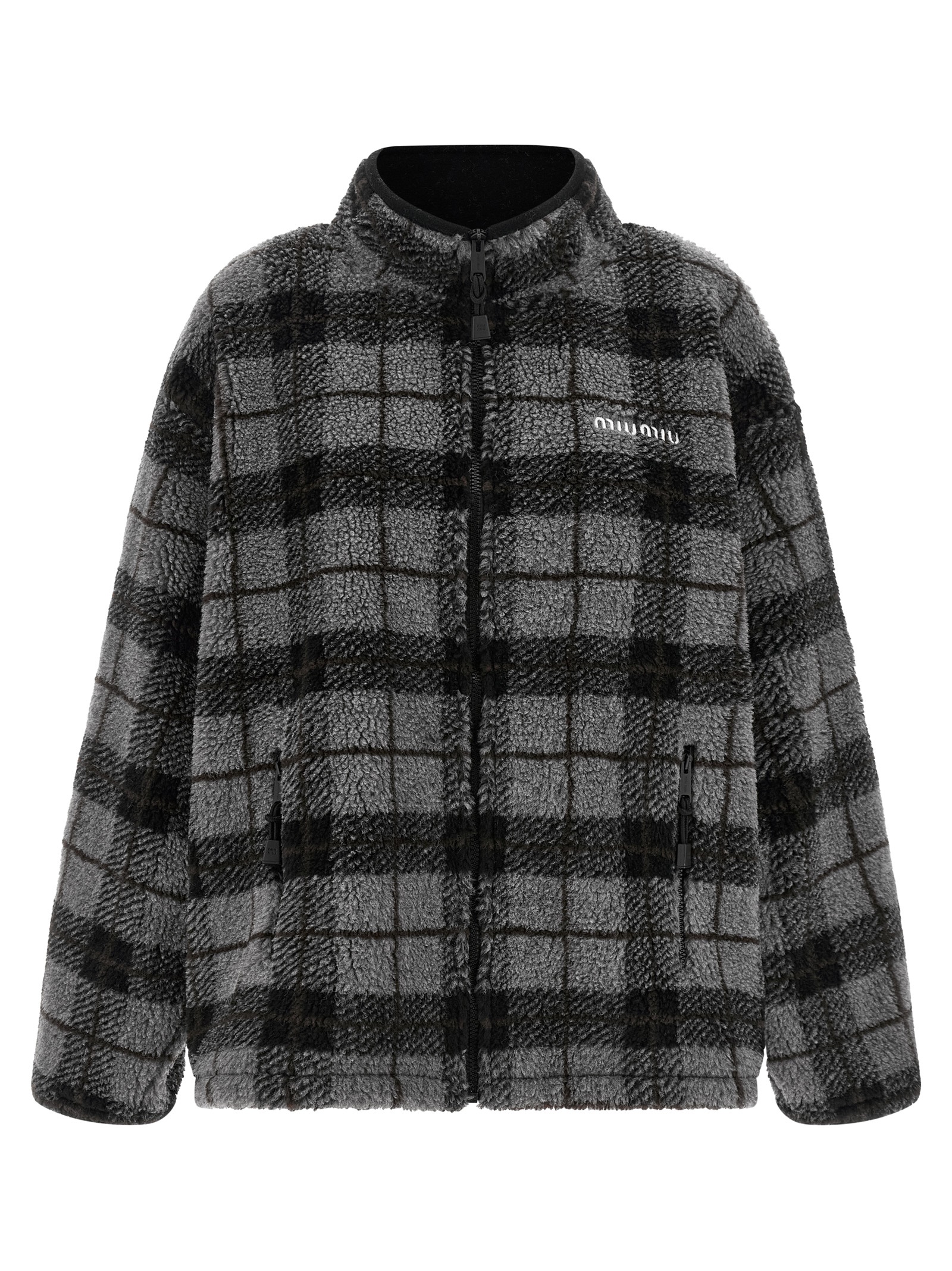 Teddy check sweatshirt