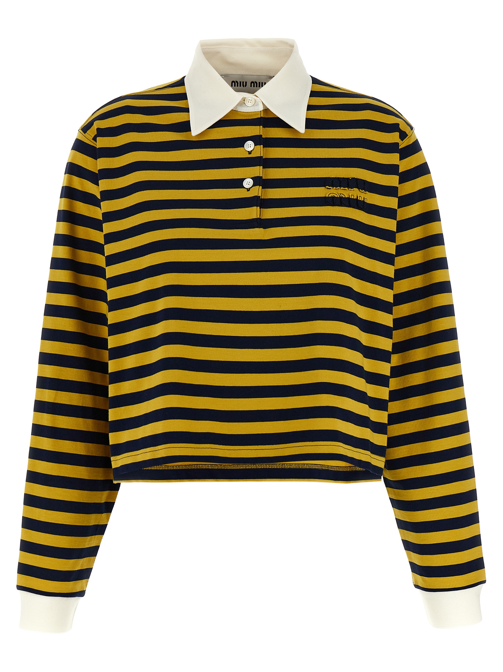 Striped polo shirt