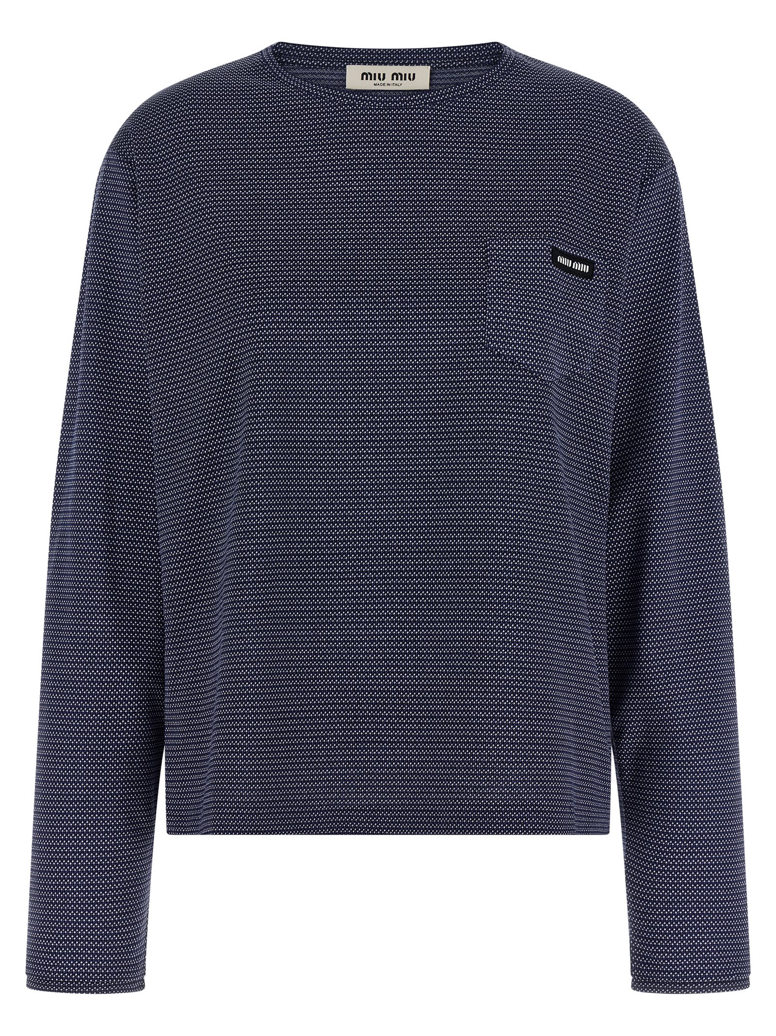 Jacquard jersey t-shirt