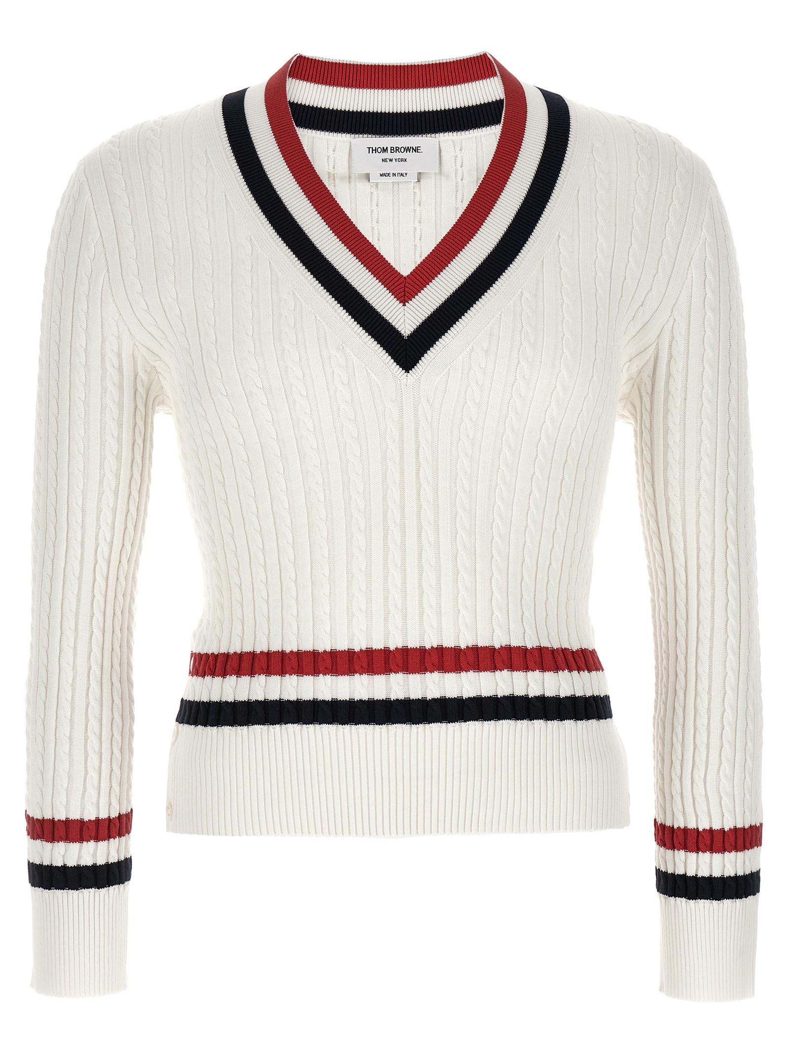 RWB intarsia sweater