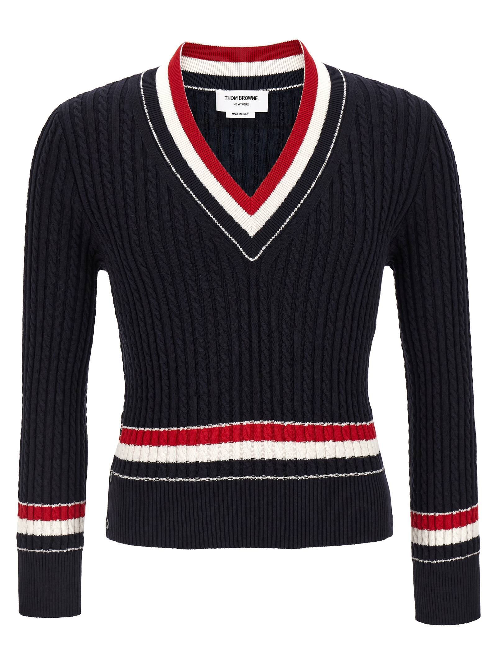 RWB intarsia sweater