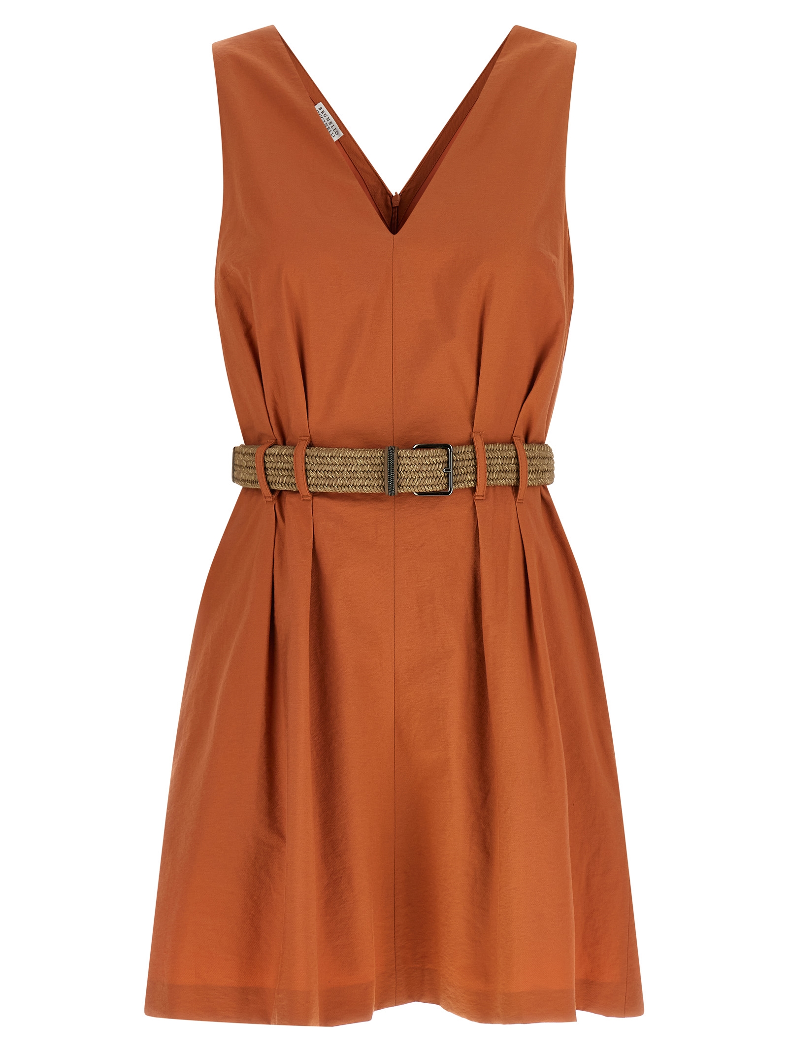 Texture twill dress