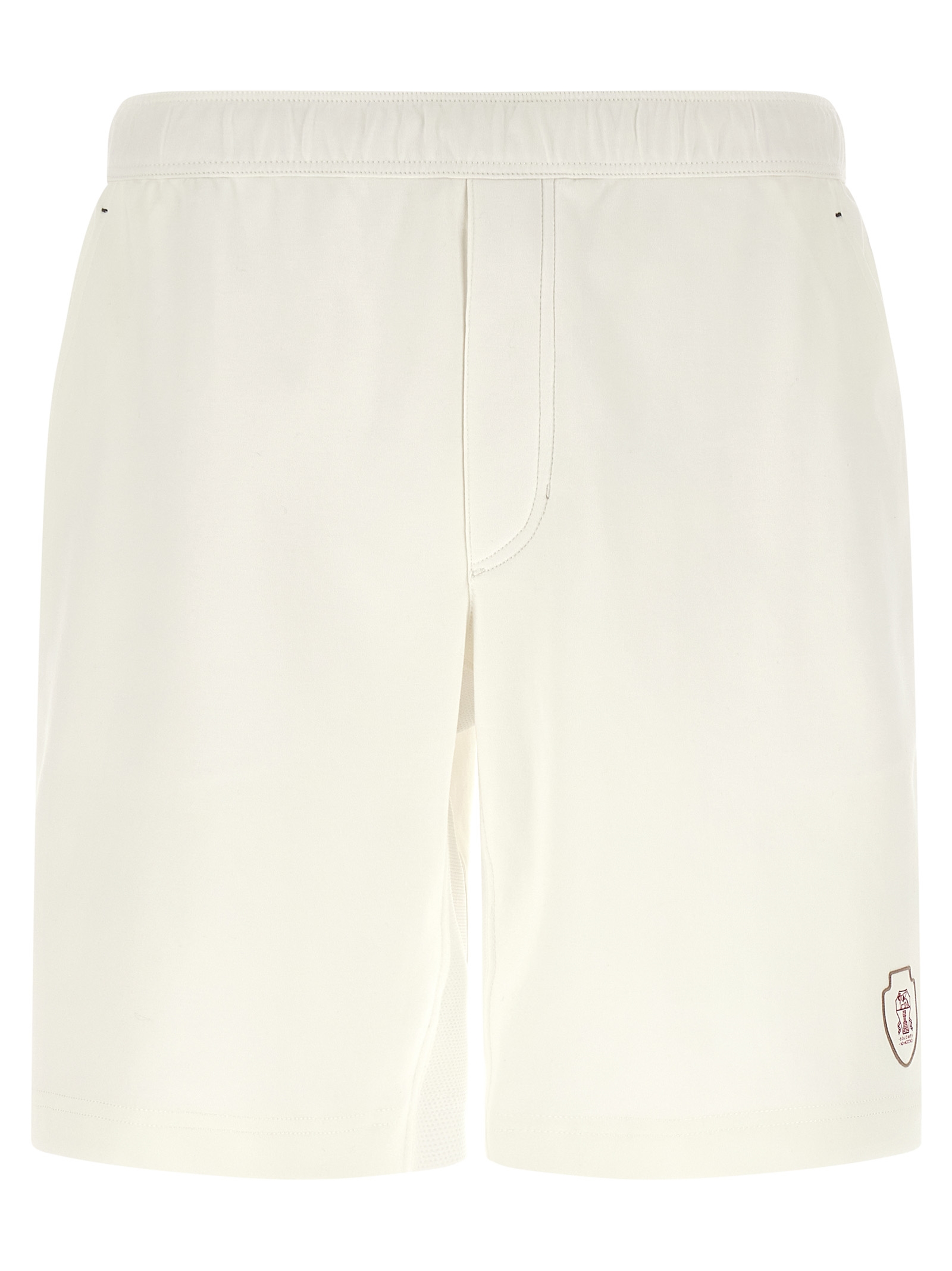 Interlock cotton bermuda shorts