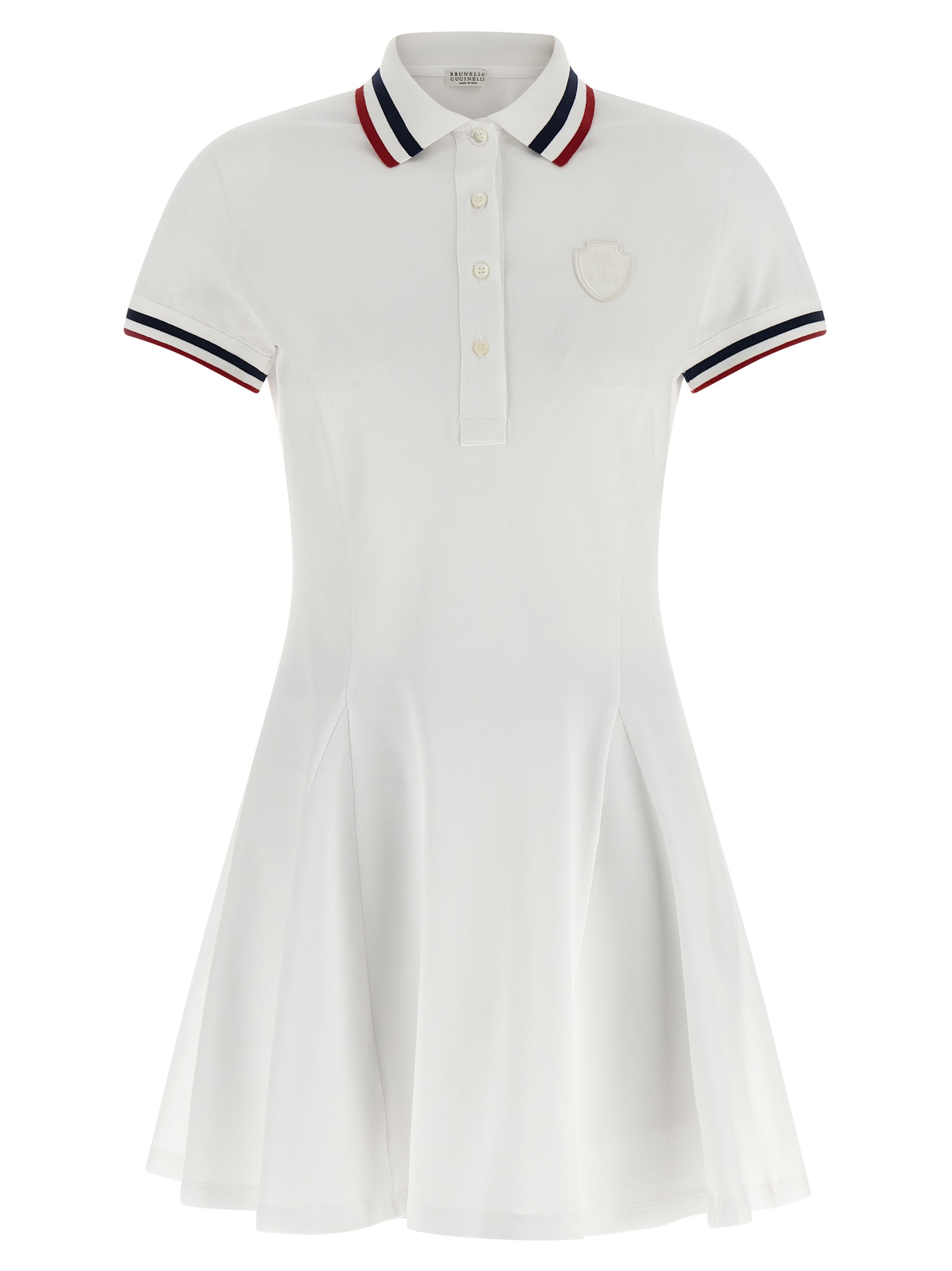 Logo embroidery tennis dress