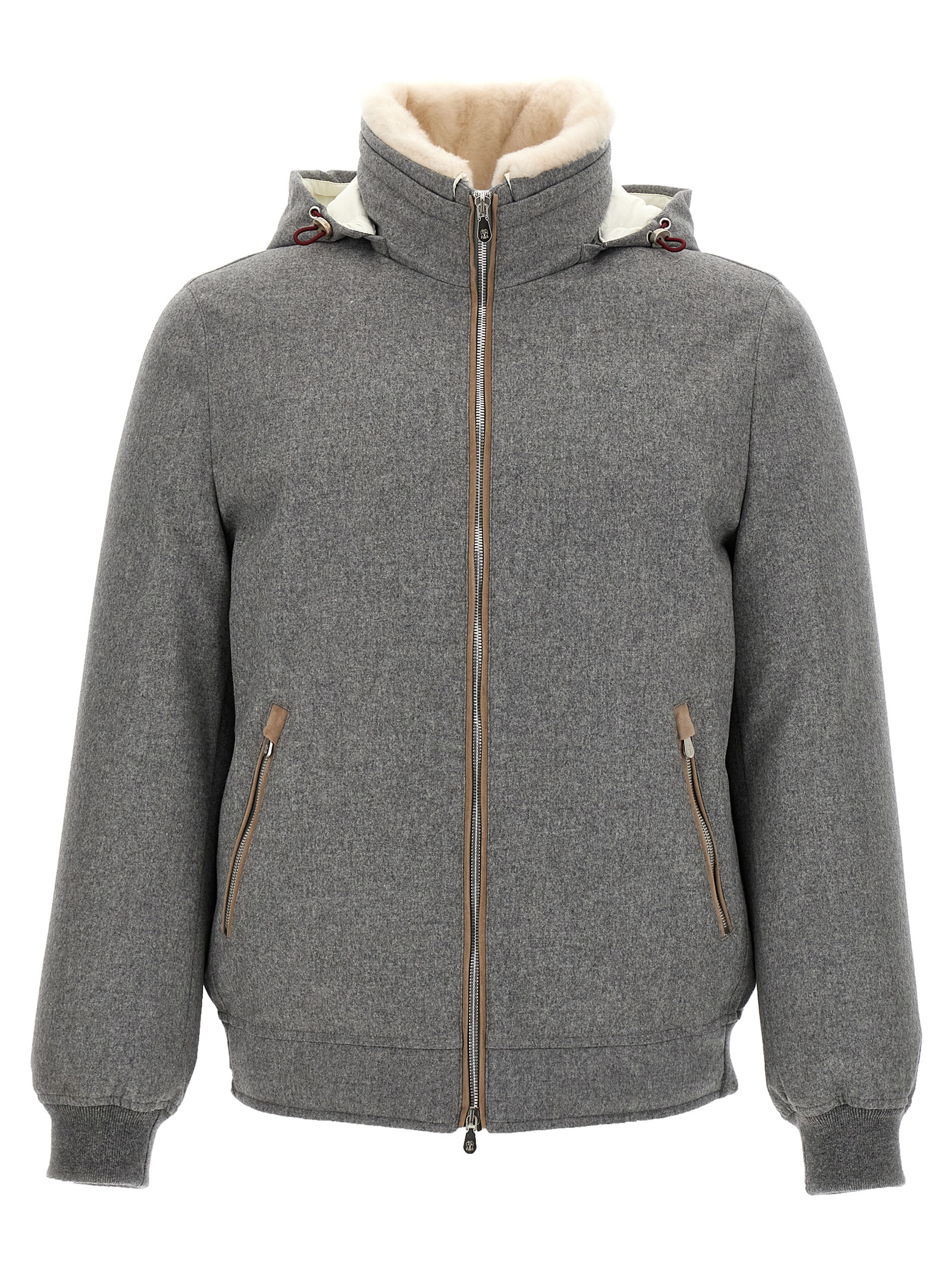 Sherling neck bomber jacket