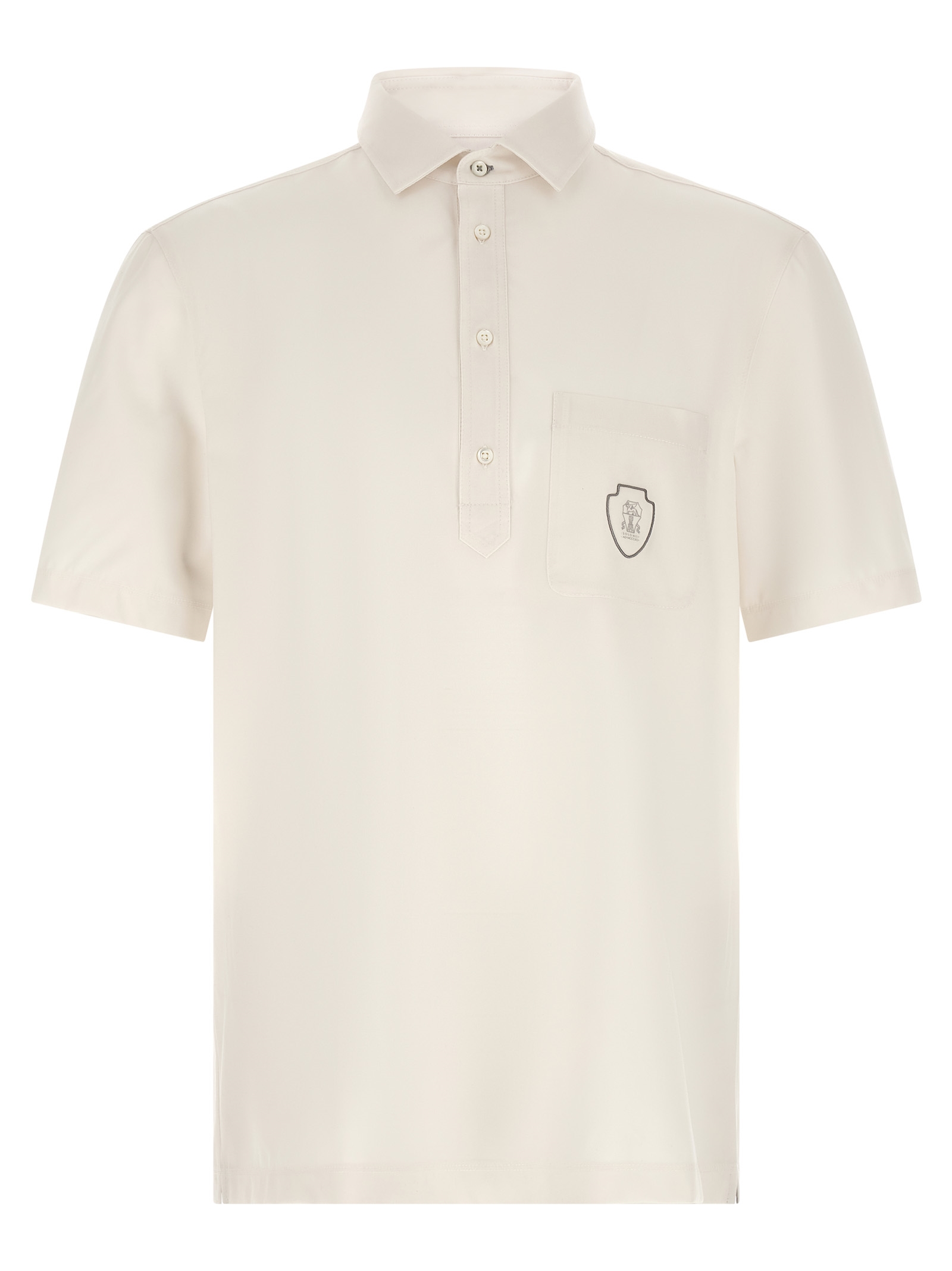 Heraldic logo polo shirt
