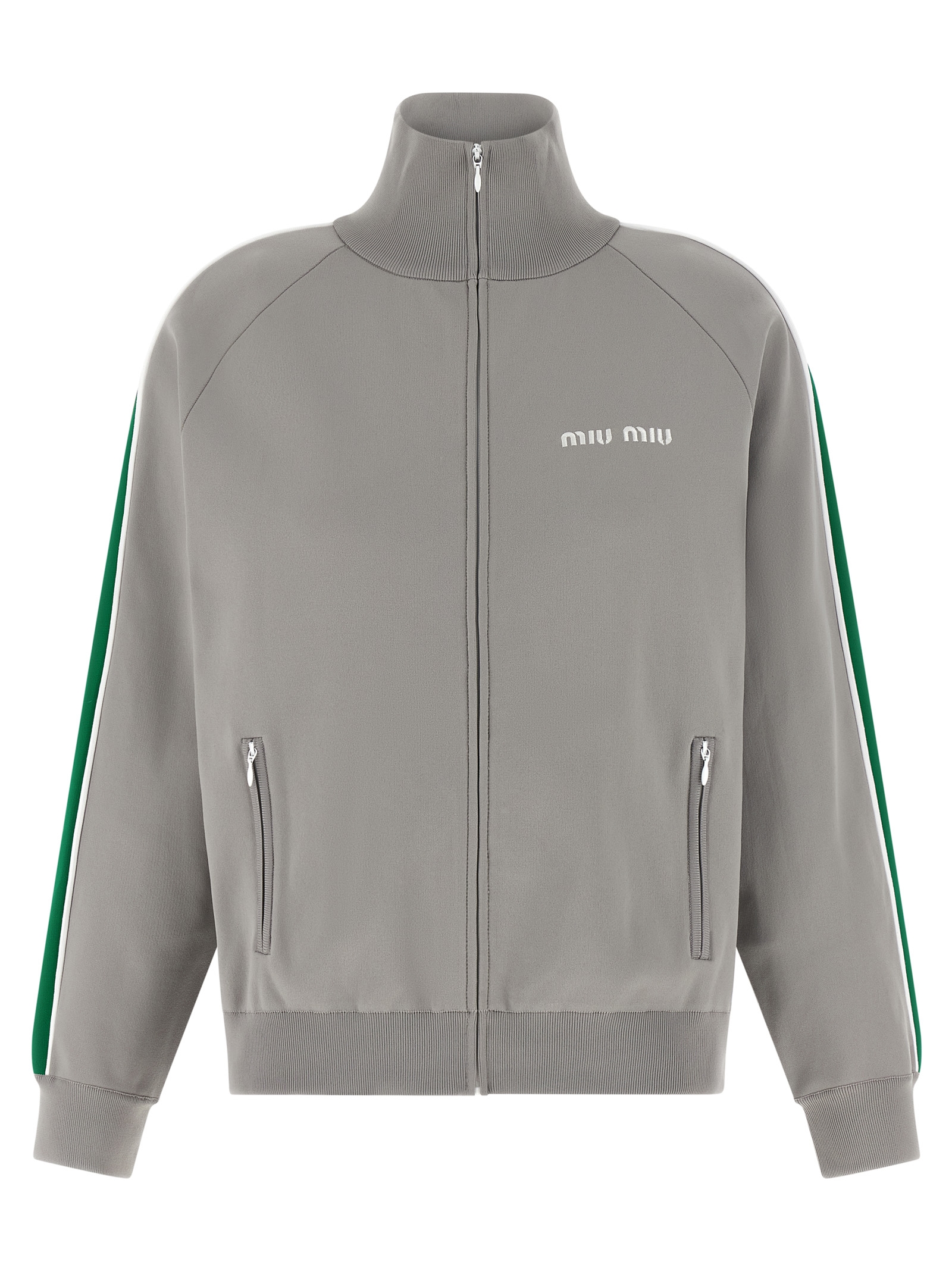 Logo embroidery sweatshirt