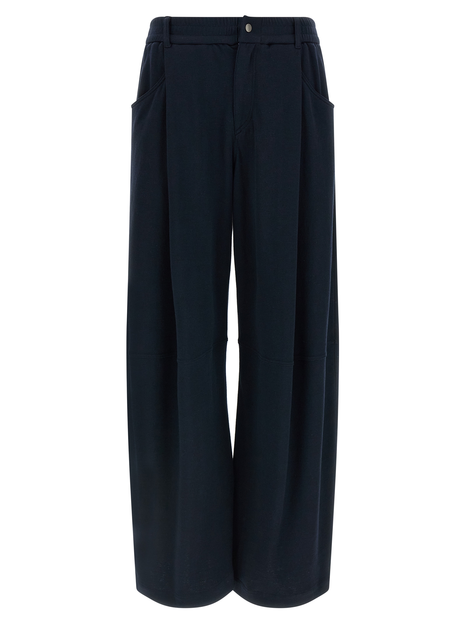 Cotton silk pants