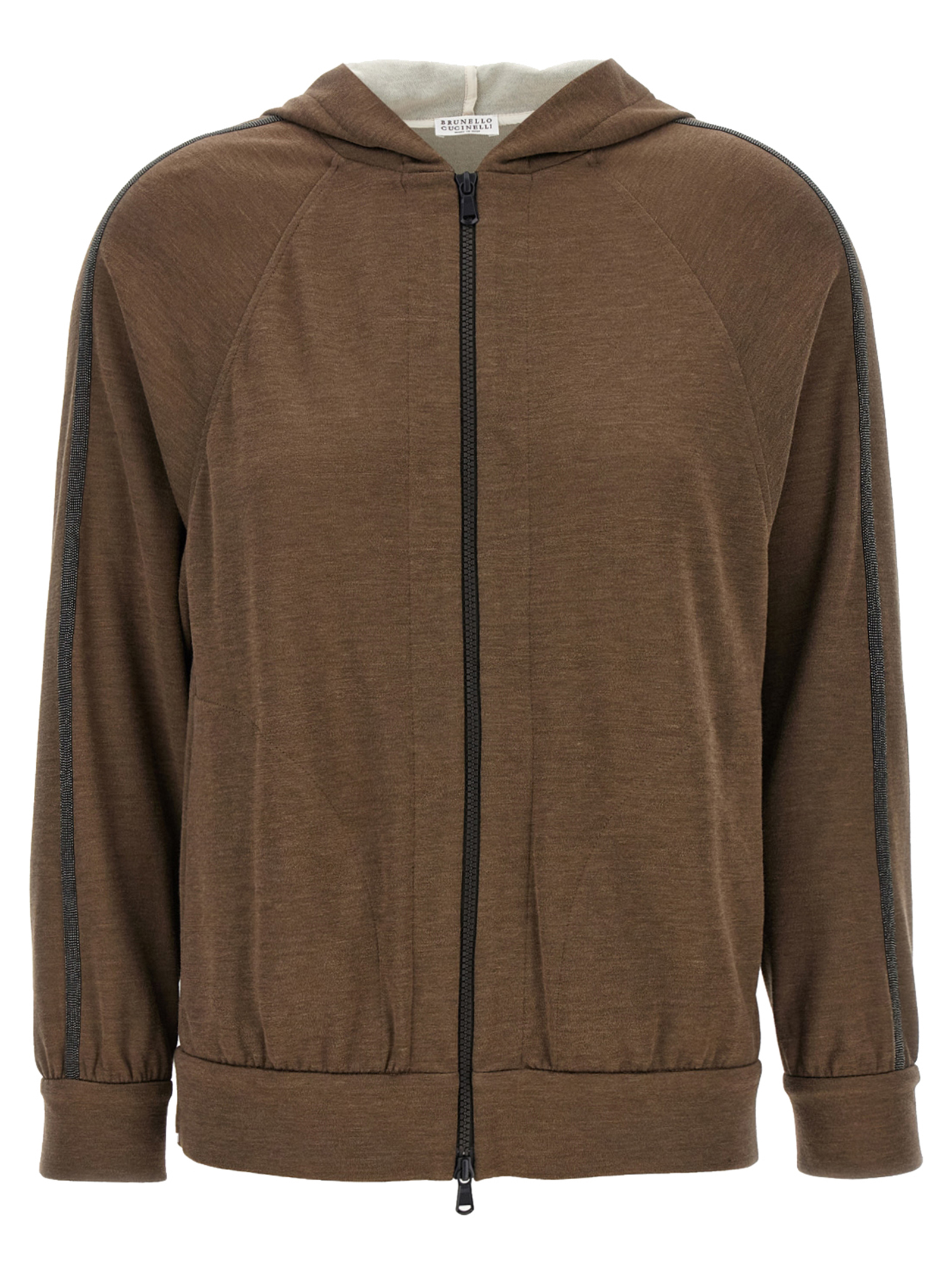 'Shiny Trims' hoodie