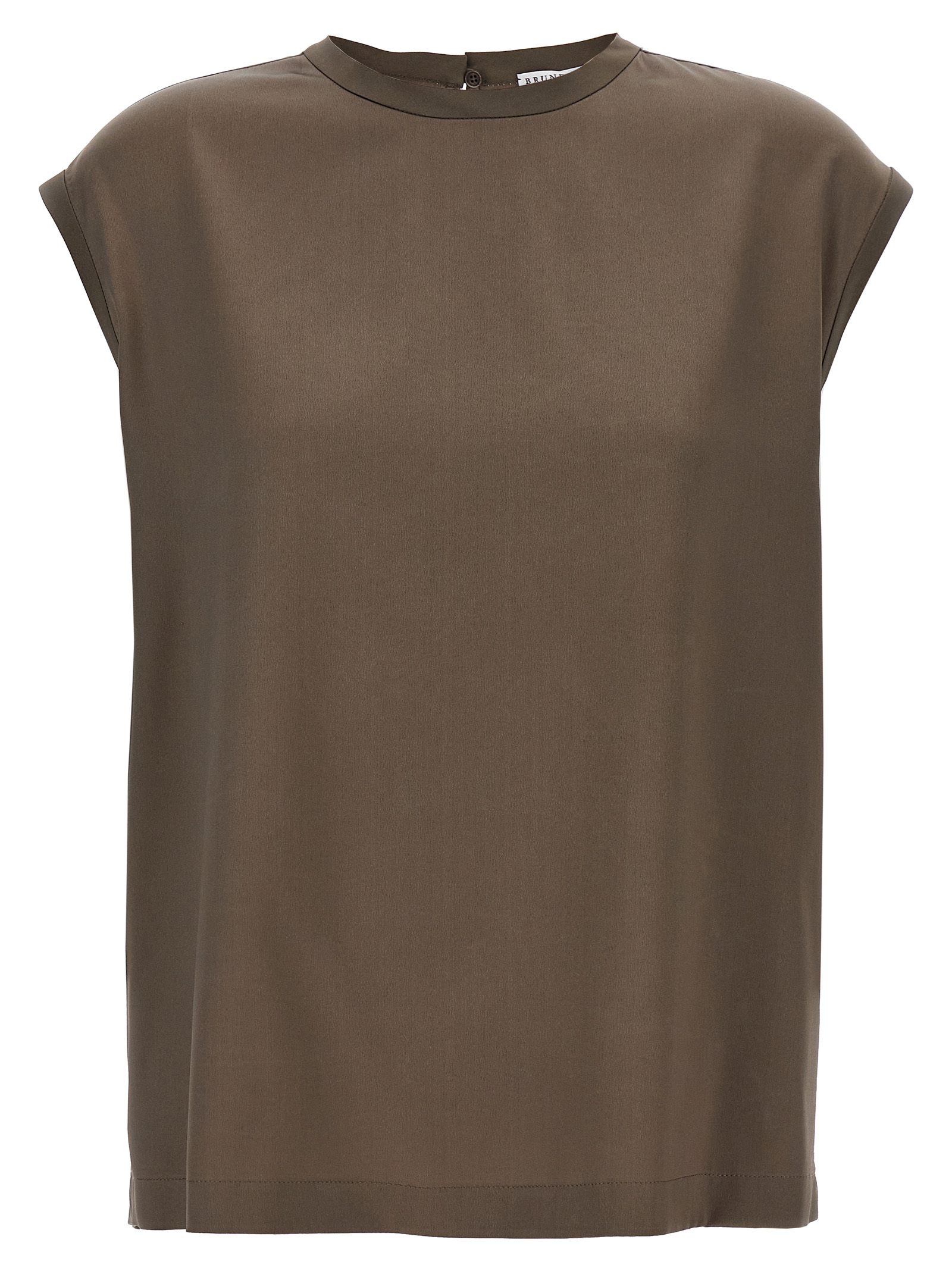 Monile satin T-shirt