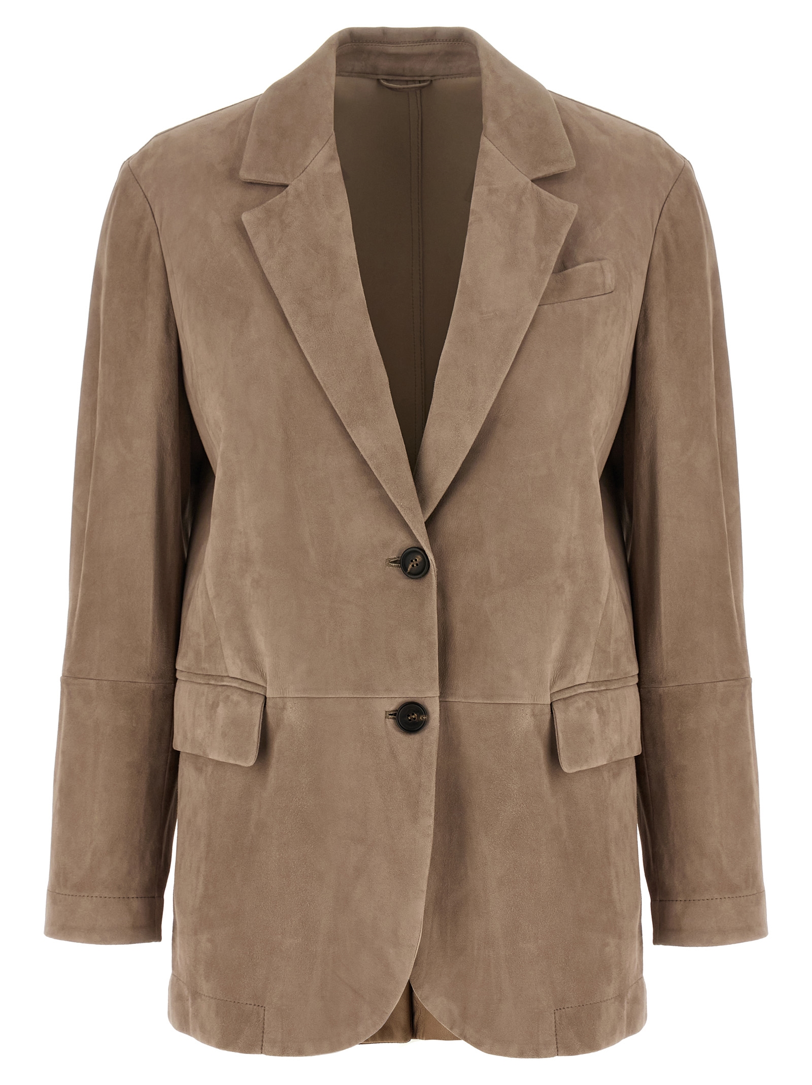 Suede blazer
