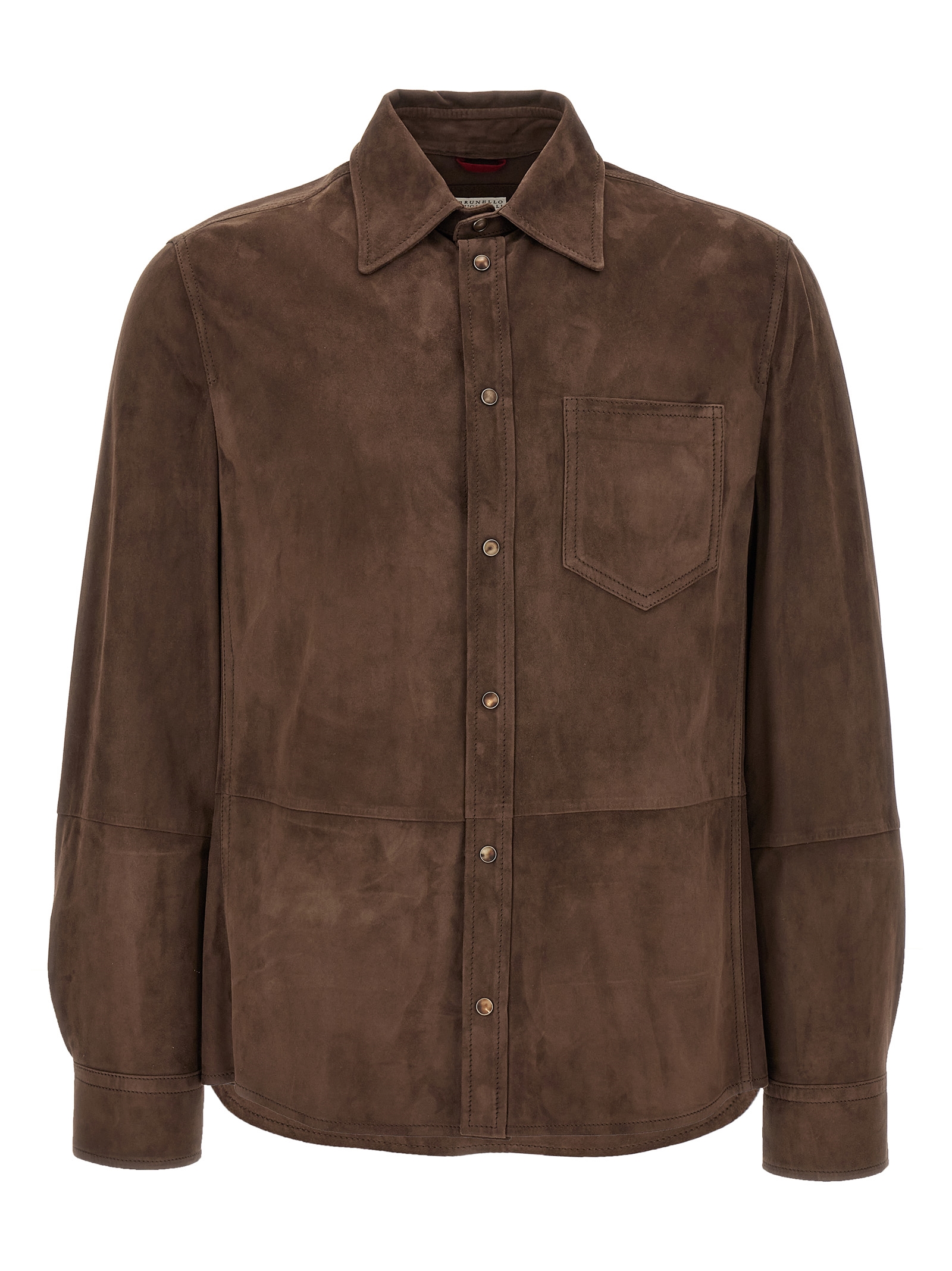 Suede overshirt