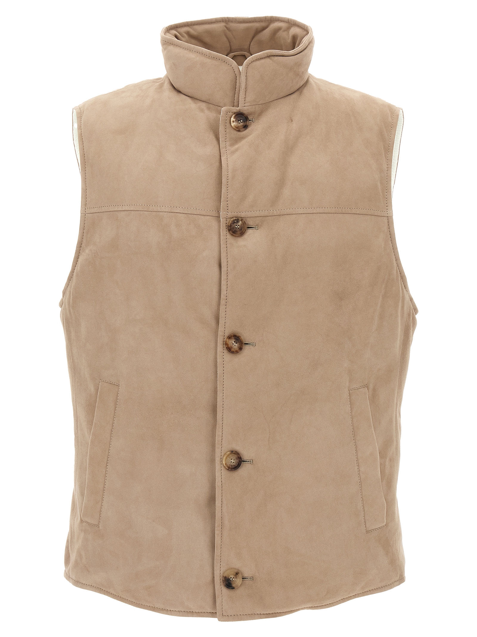 Suede vest