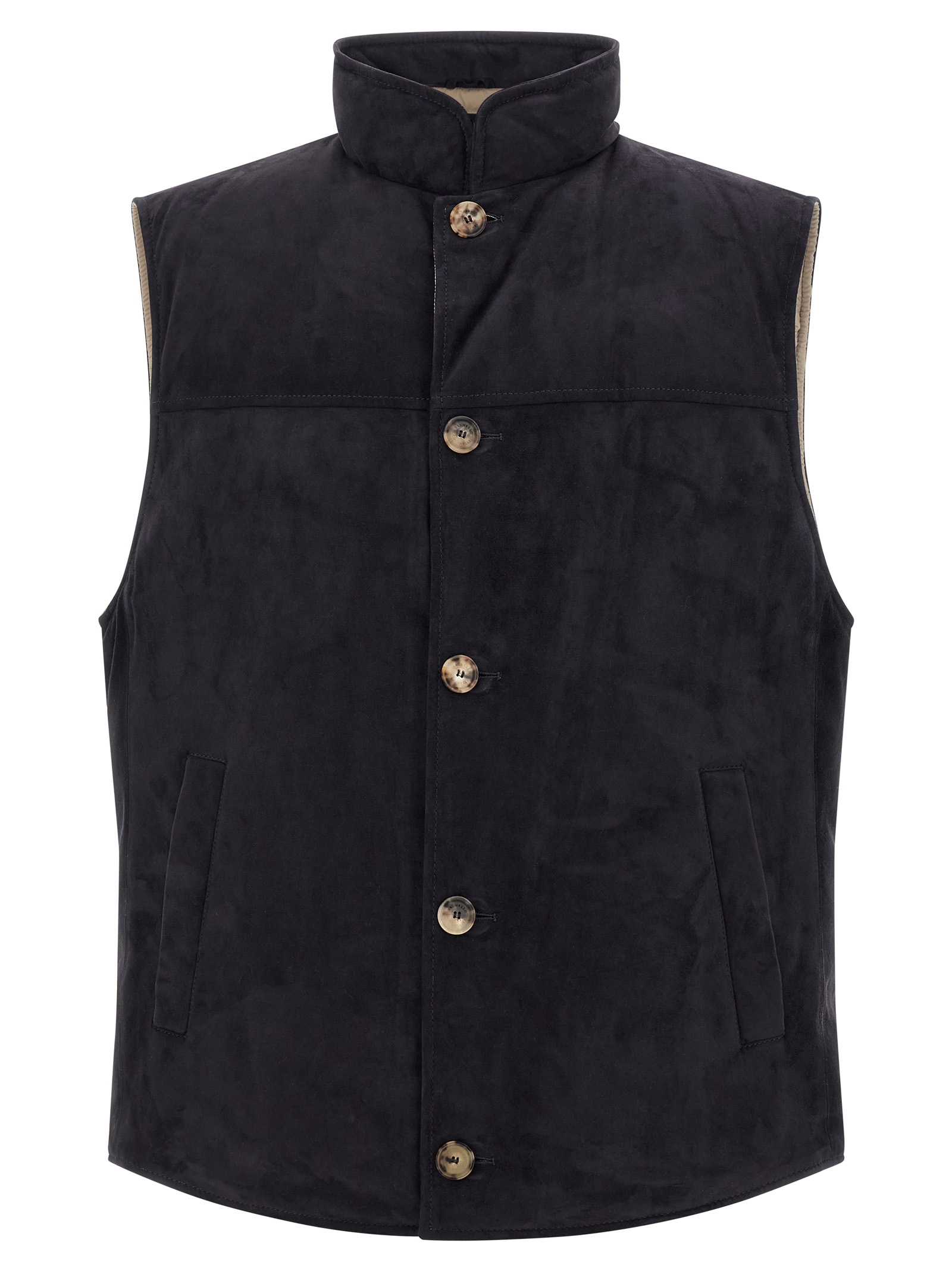 Suede vest