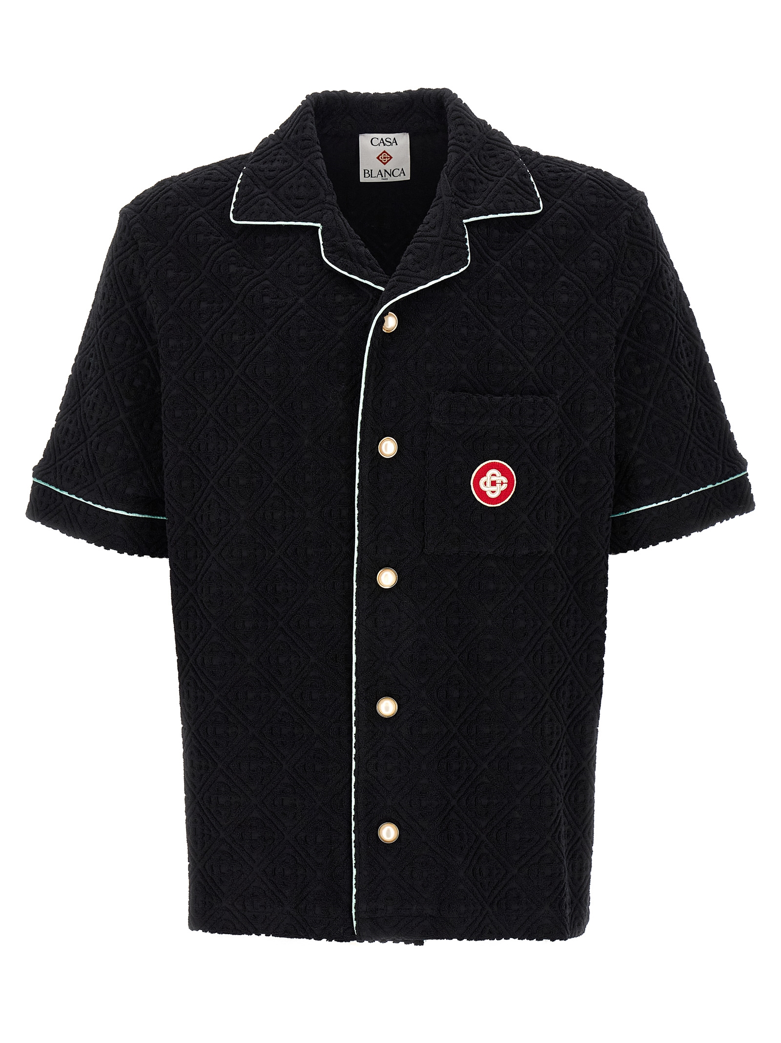 'Towelling Monogram' shirt