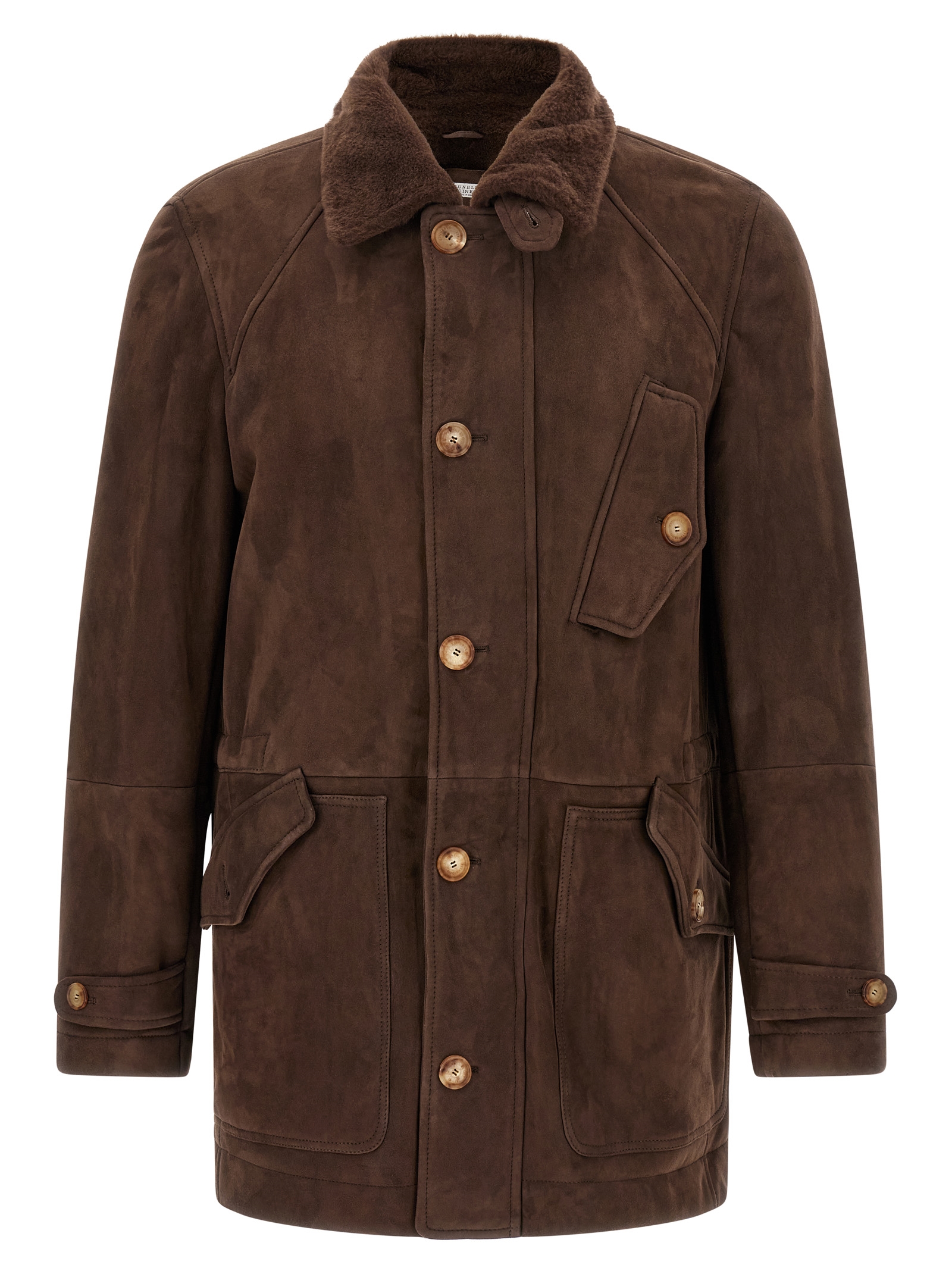 Parka model sheepskin jacket