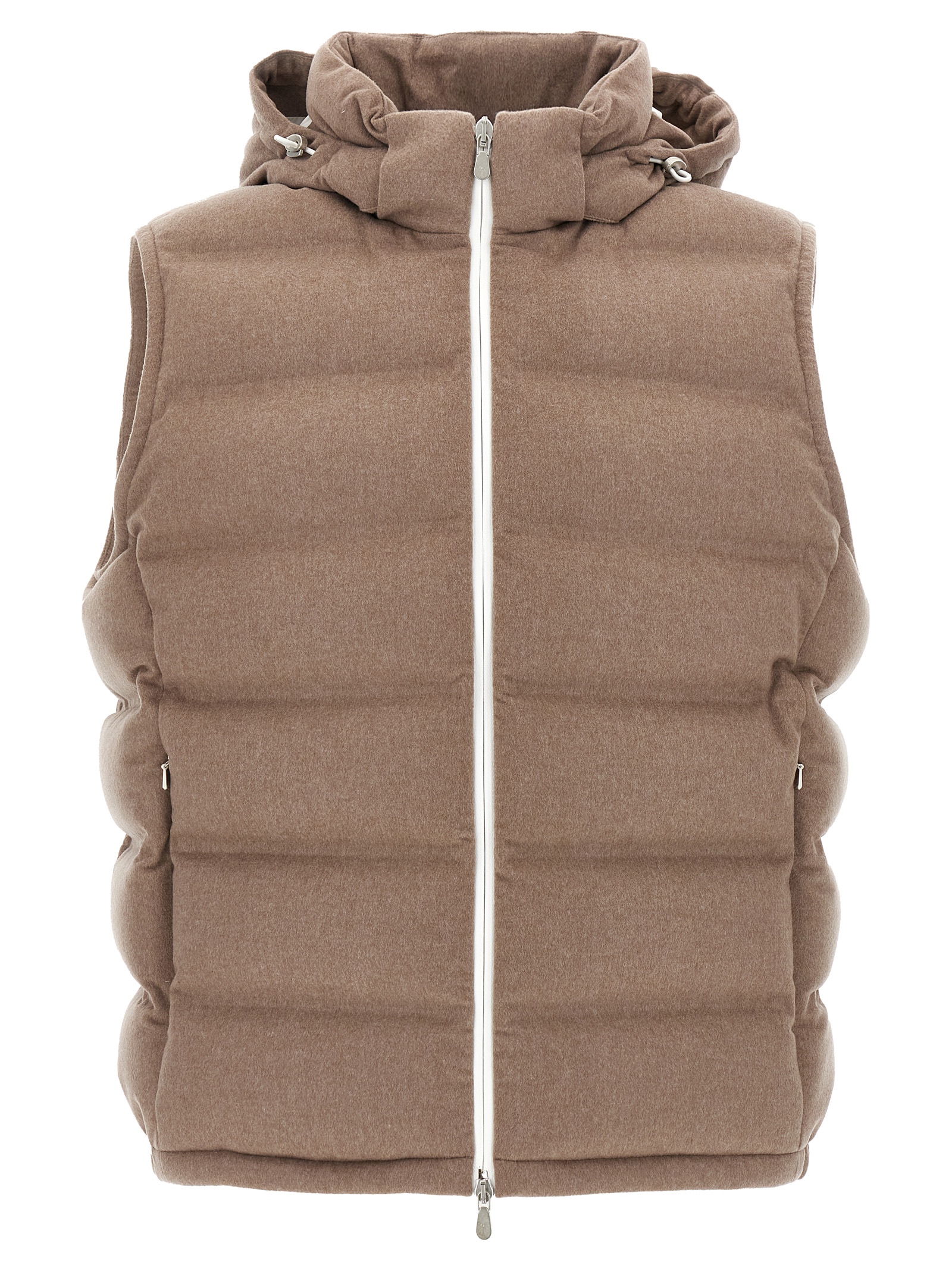Padded wool vest