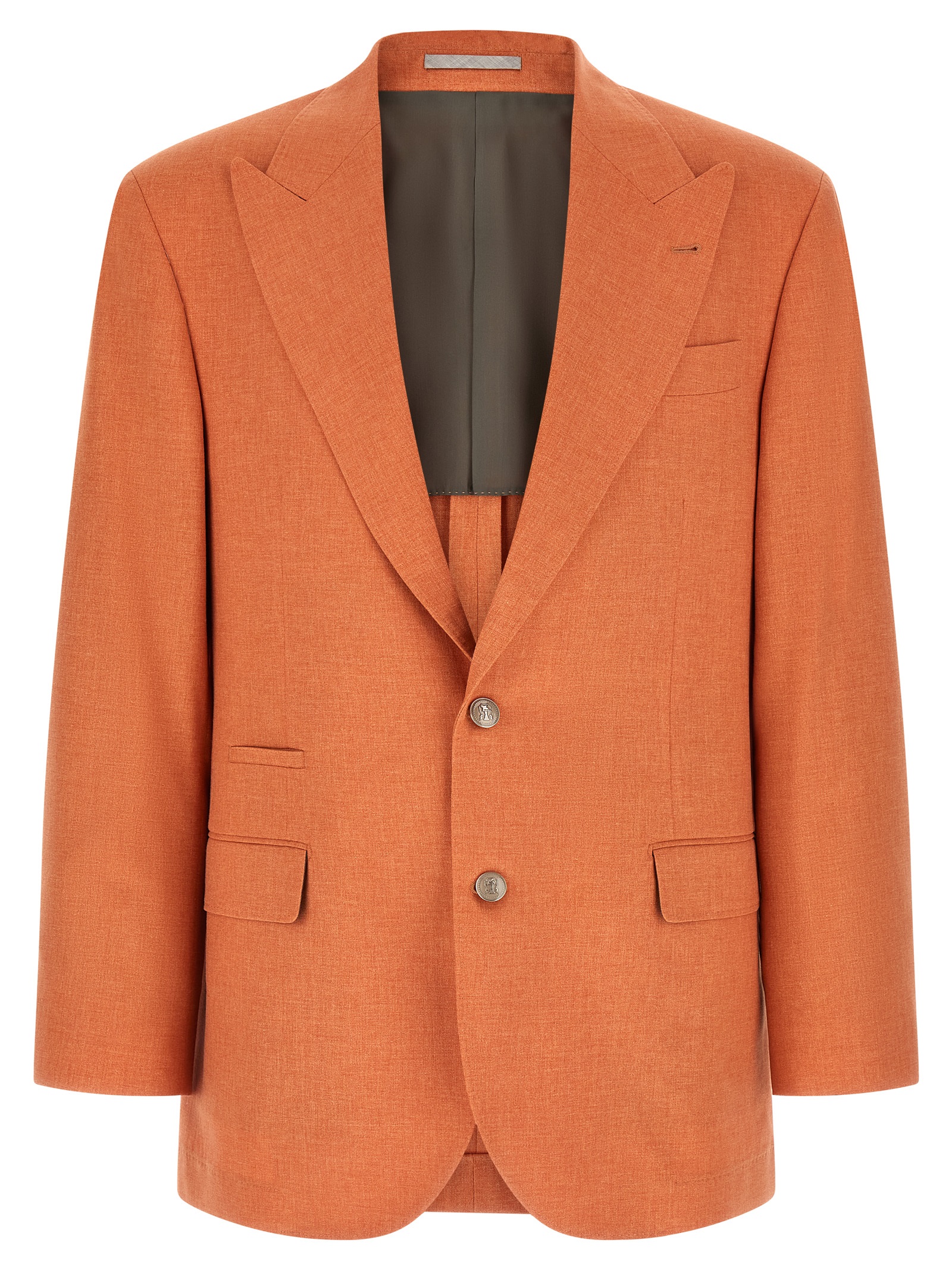 Mouliné canvas blazer