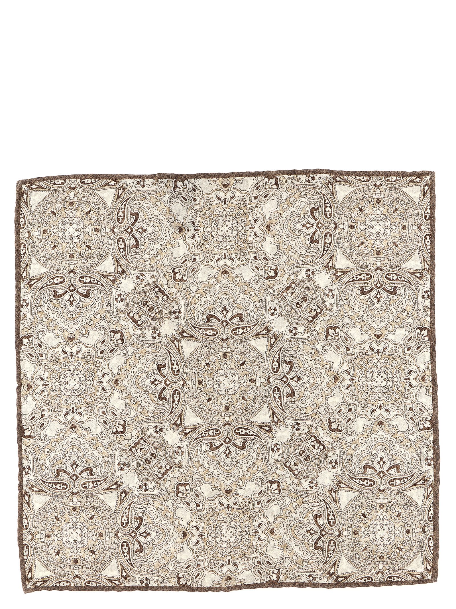 Double face silk pocket clutch