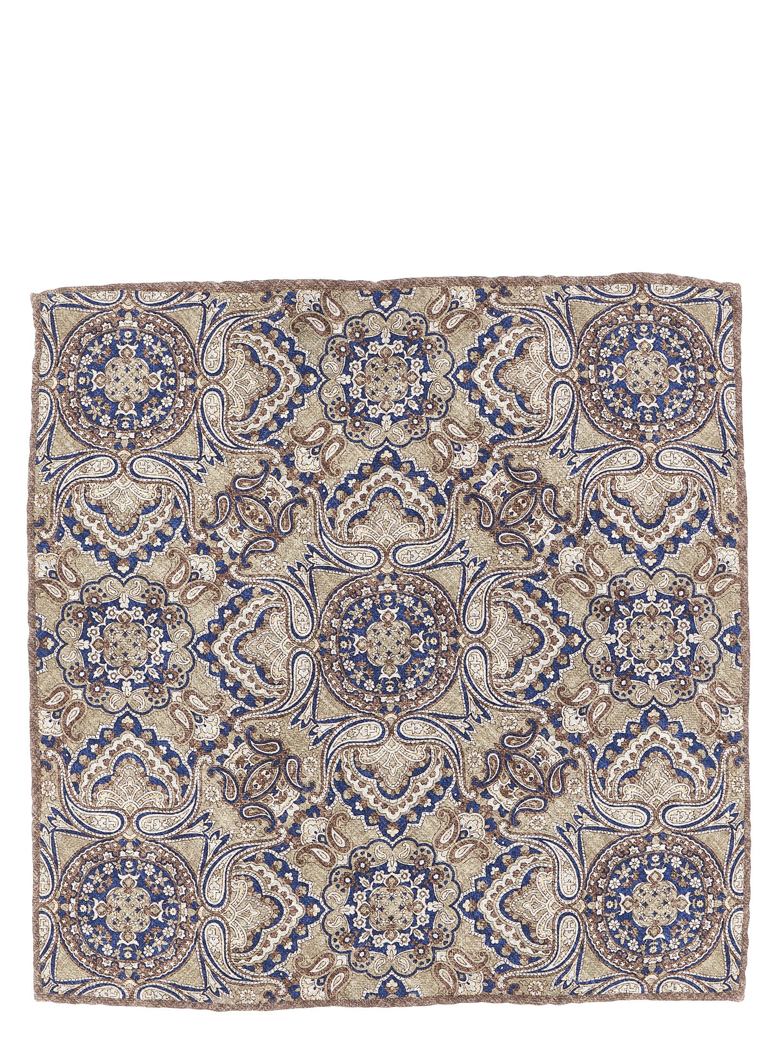 Double face silk pocket clutch