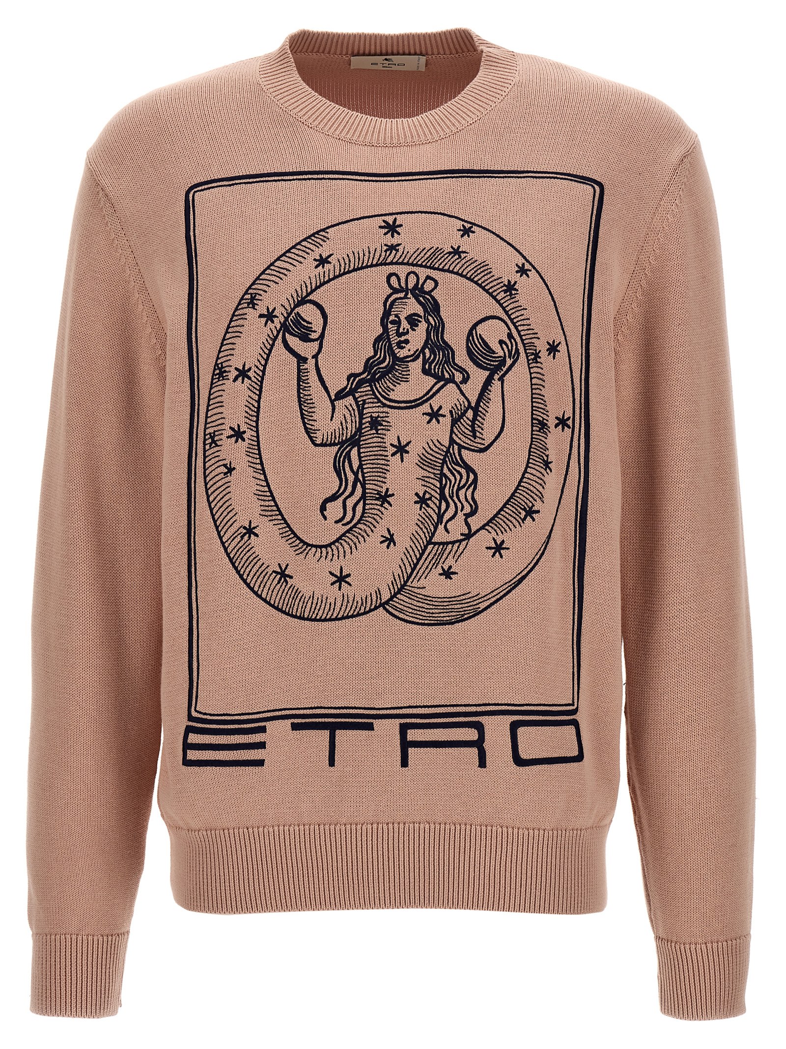 Logo embroidery sweater