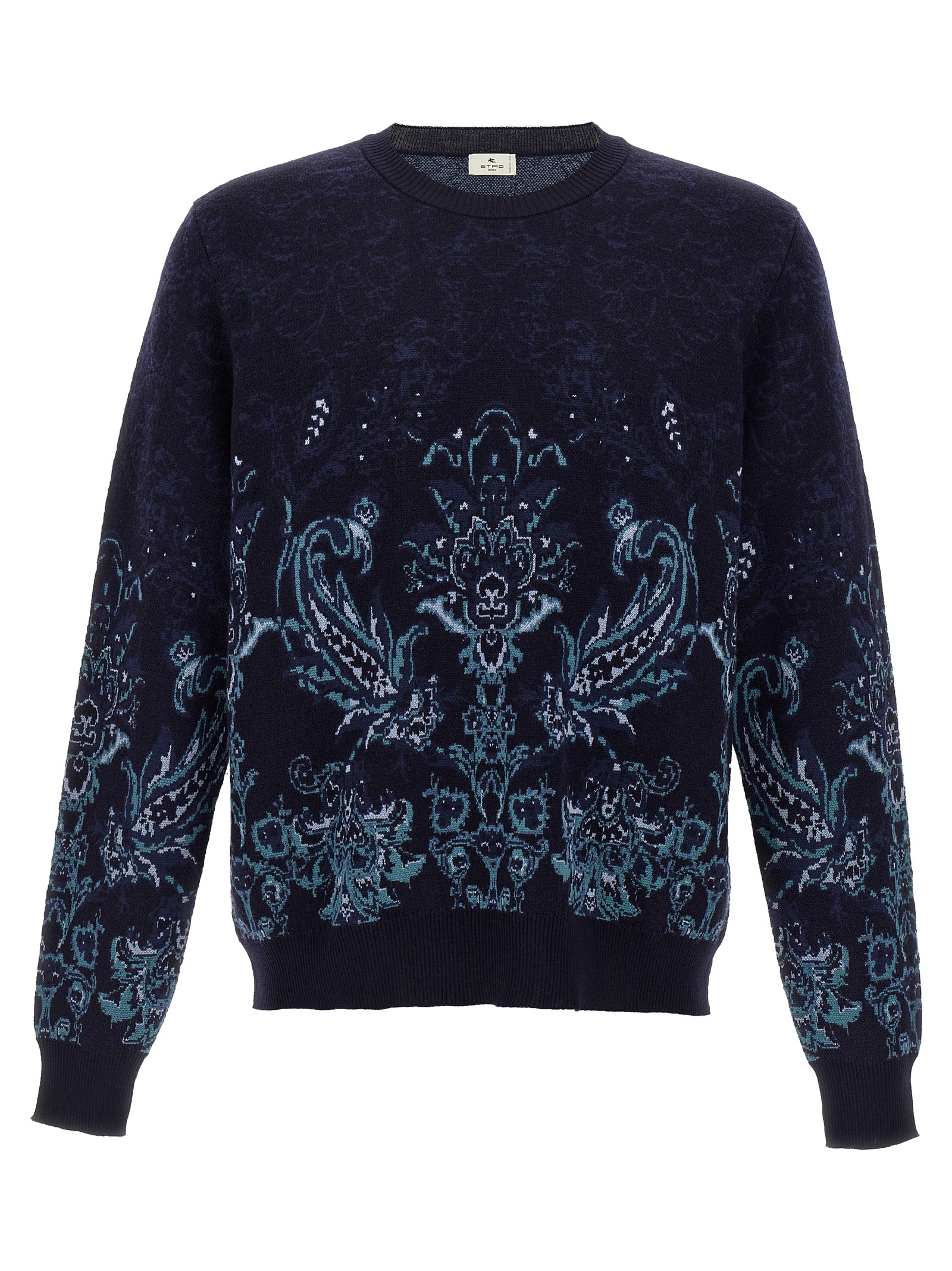 Paisley wool sweater
