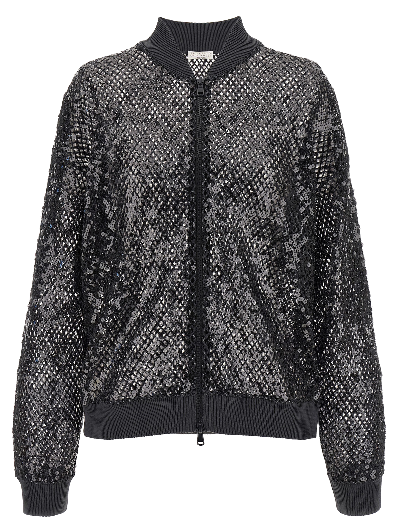 'Dazzling Net Embroidery' cardigan