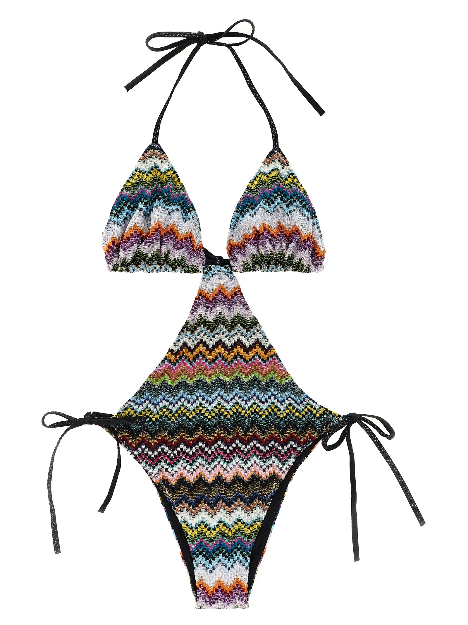 Zigzag pattern trikini