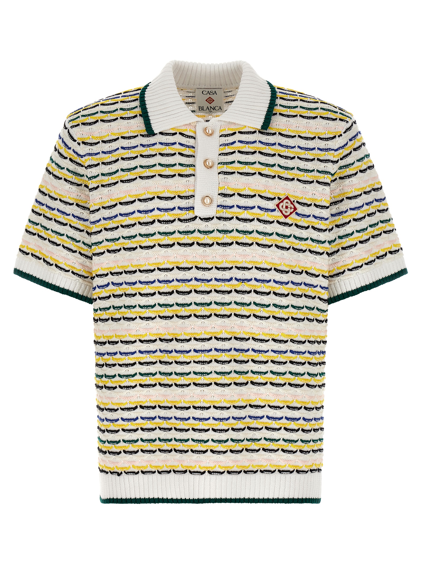 'Tuck Stitch' polo shirt