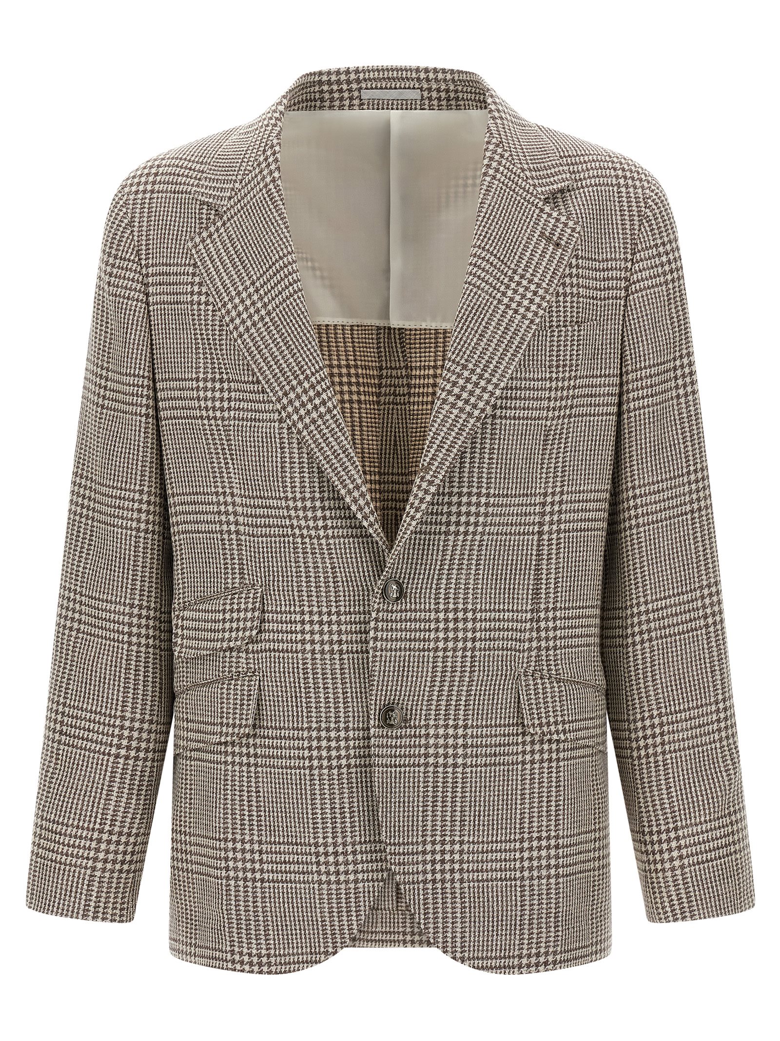 Houndstooth blazer