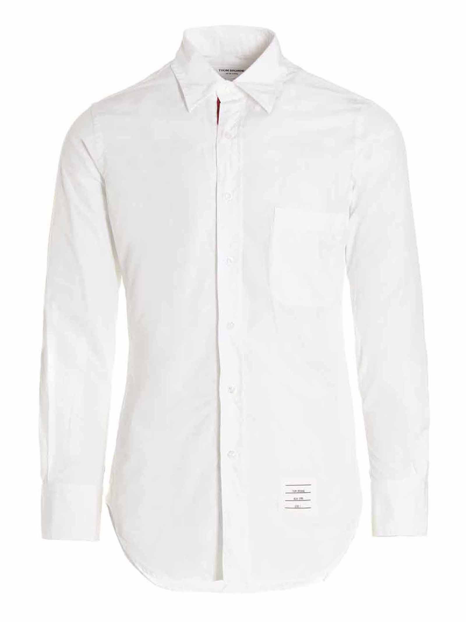 Solid poplin shirt