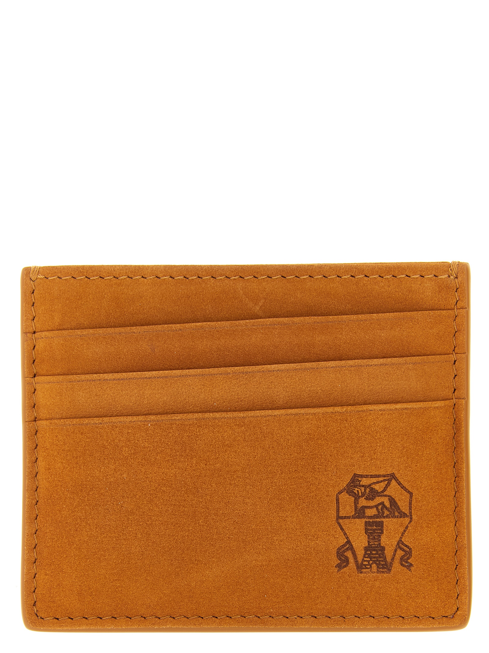 Suede card holder
