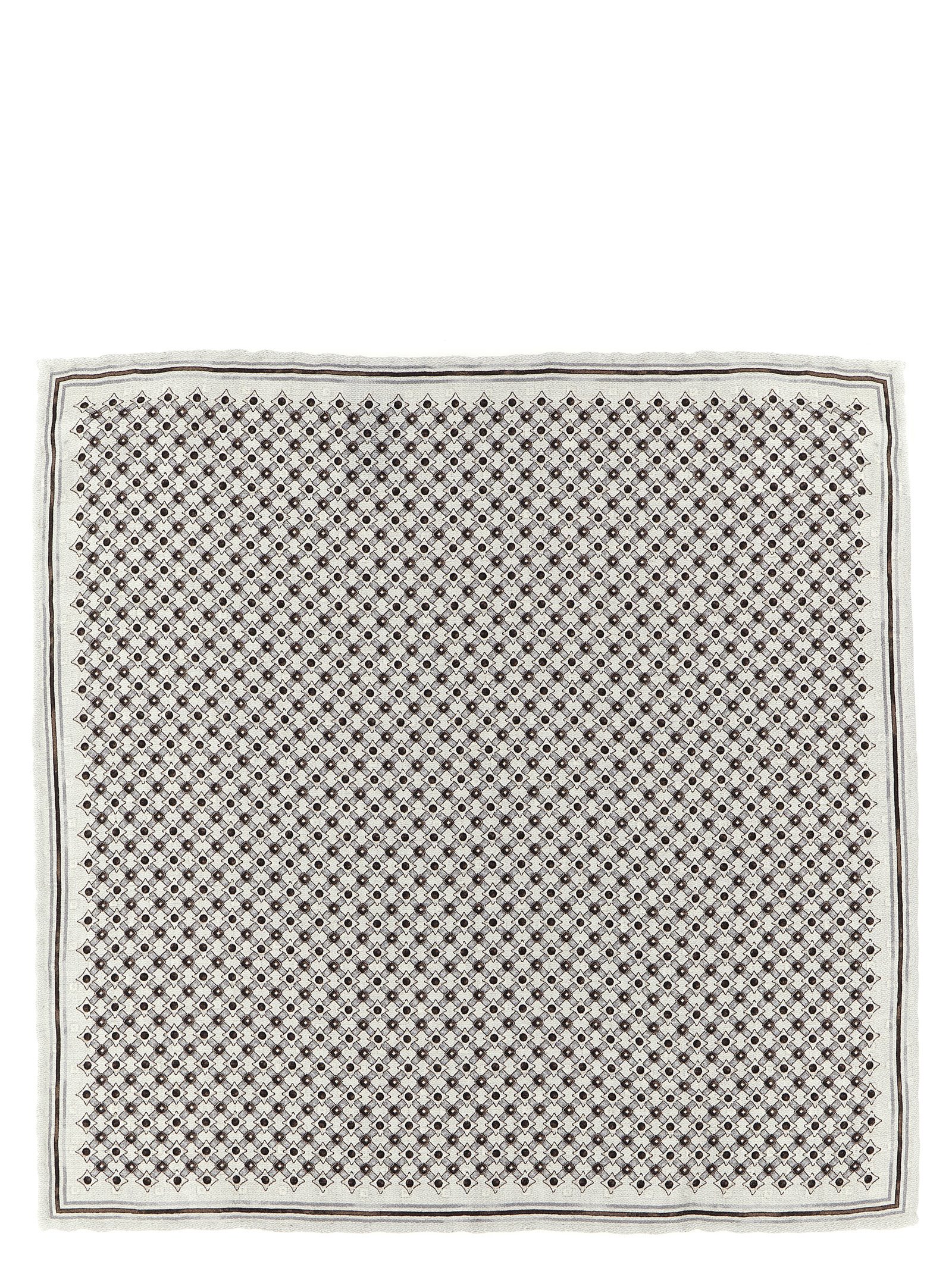 Double face silk pocket clutch bag