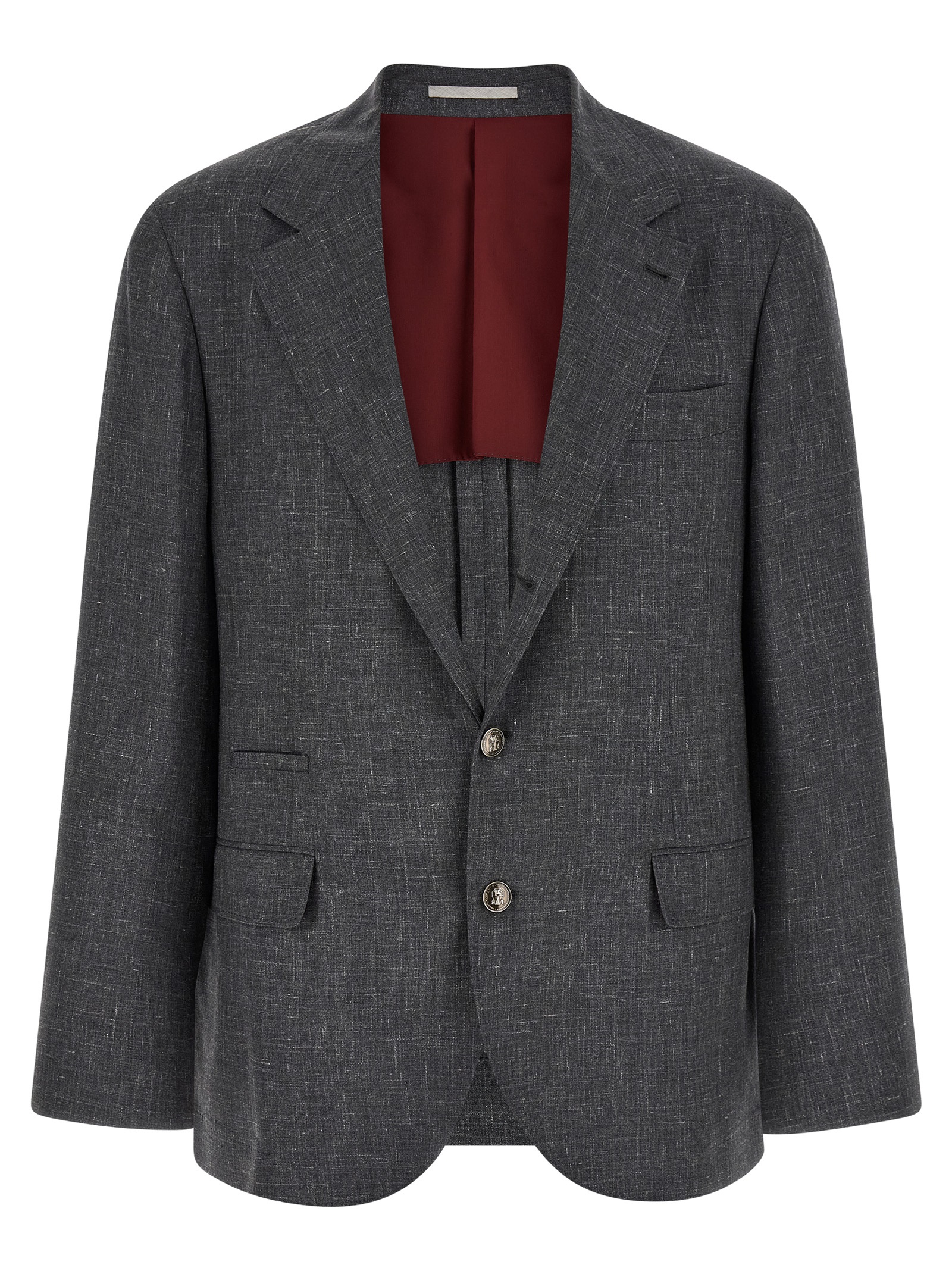 Blazer Flamed Canvas Blazer