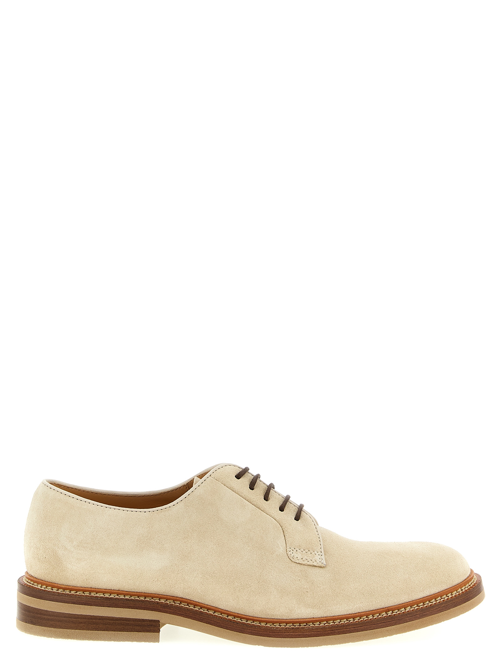 Suede derby