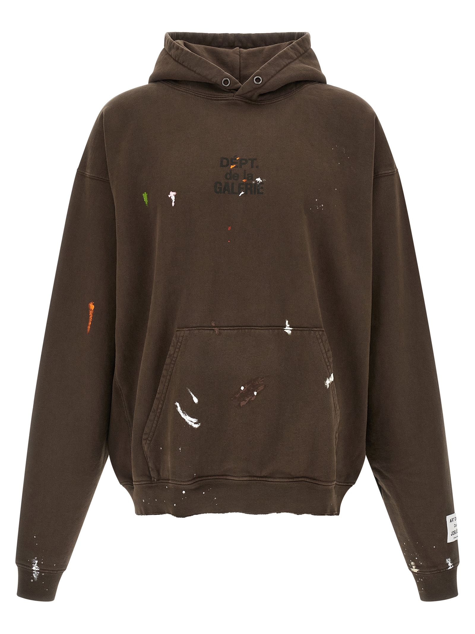 'French Logo Painted' hoodie