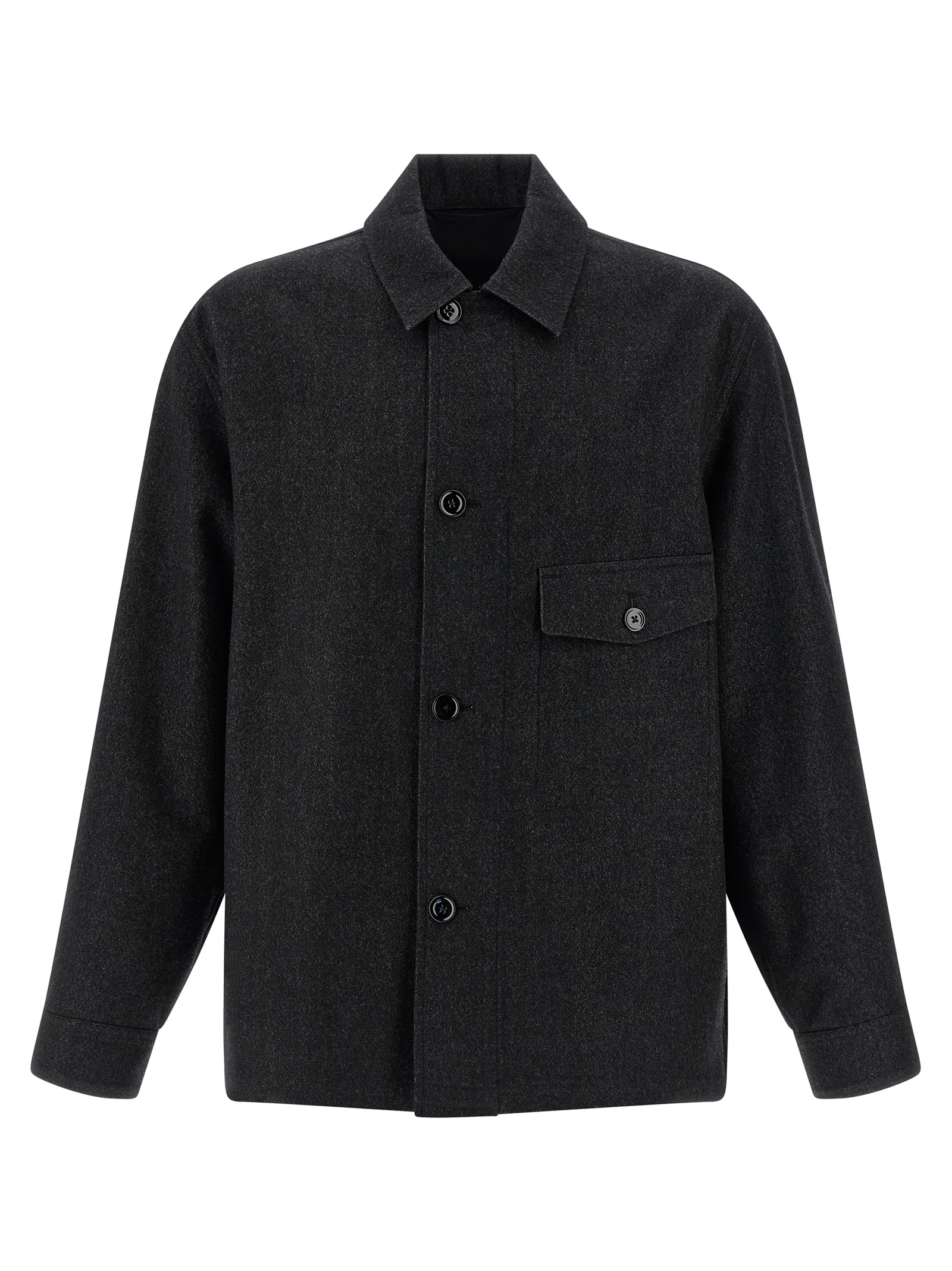 Wool overshirt