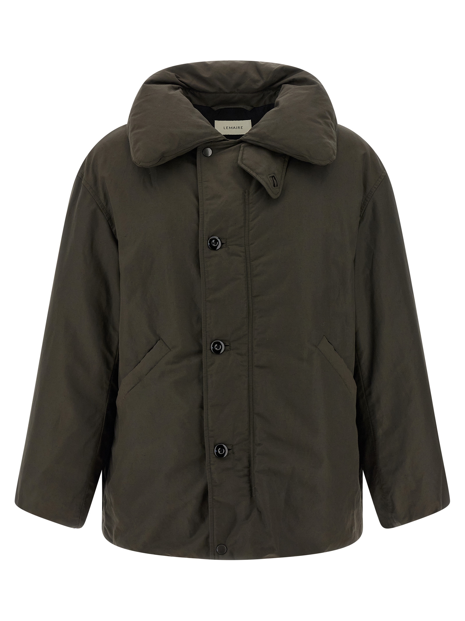 Bubble collar down jacket