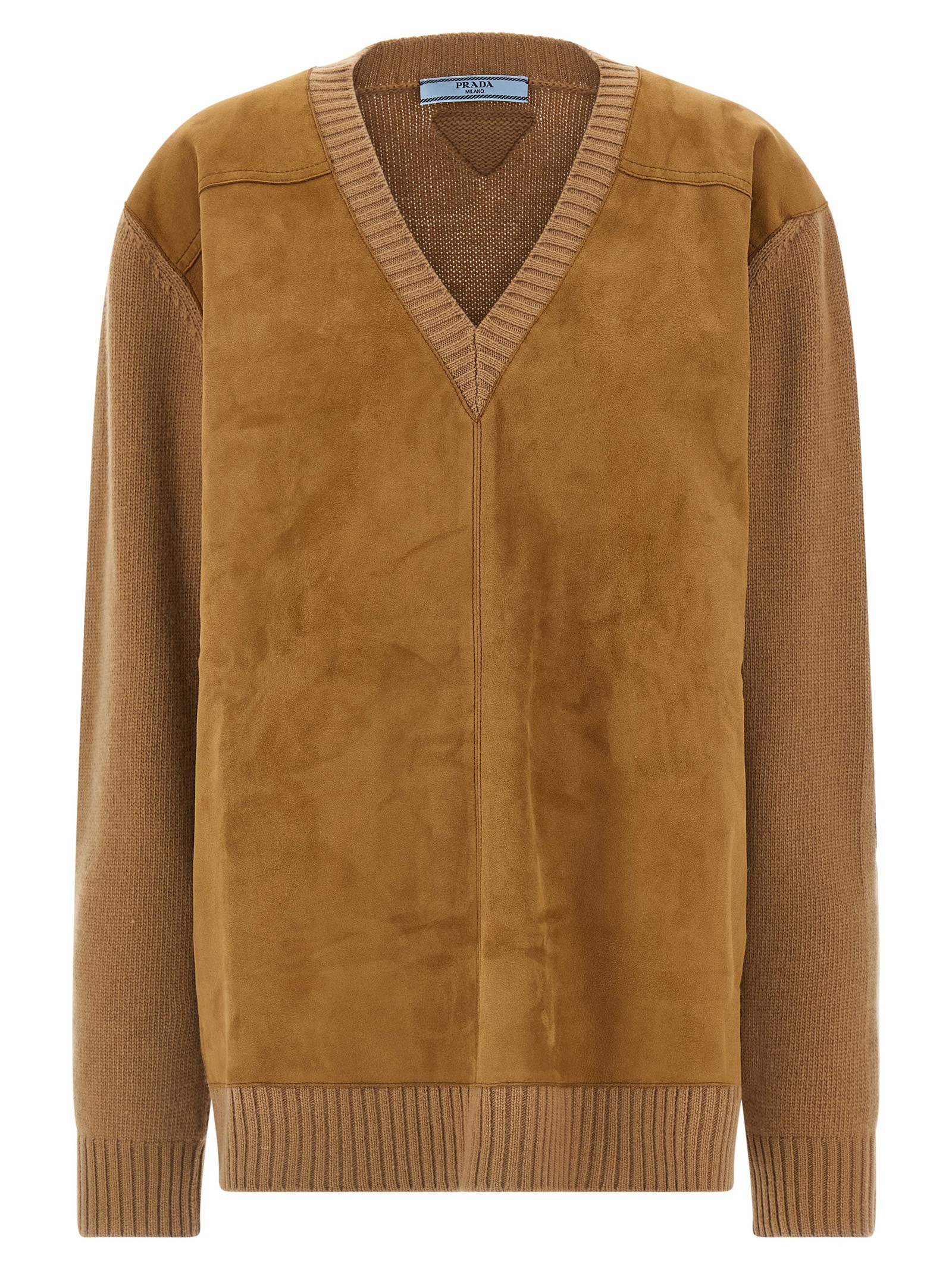Suede sweater