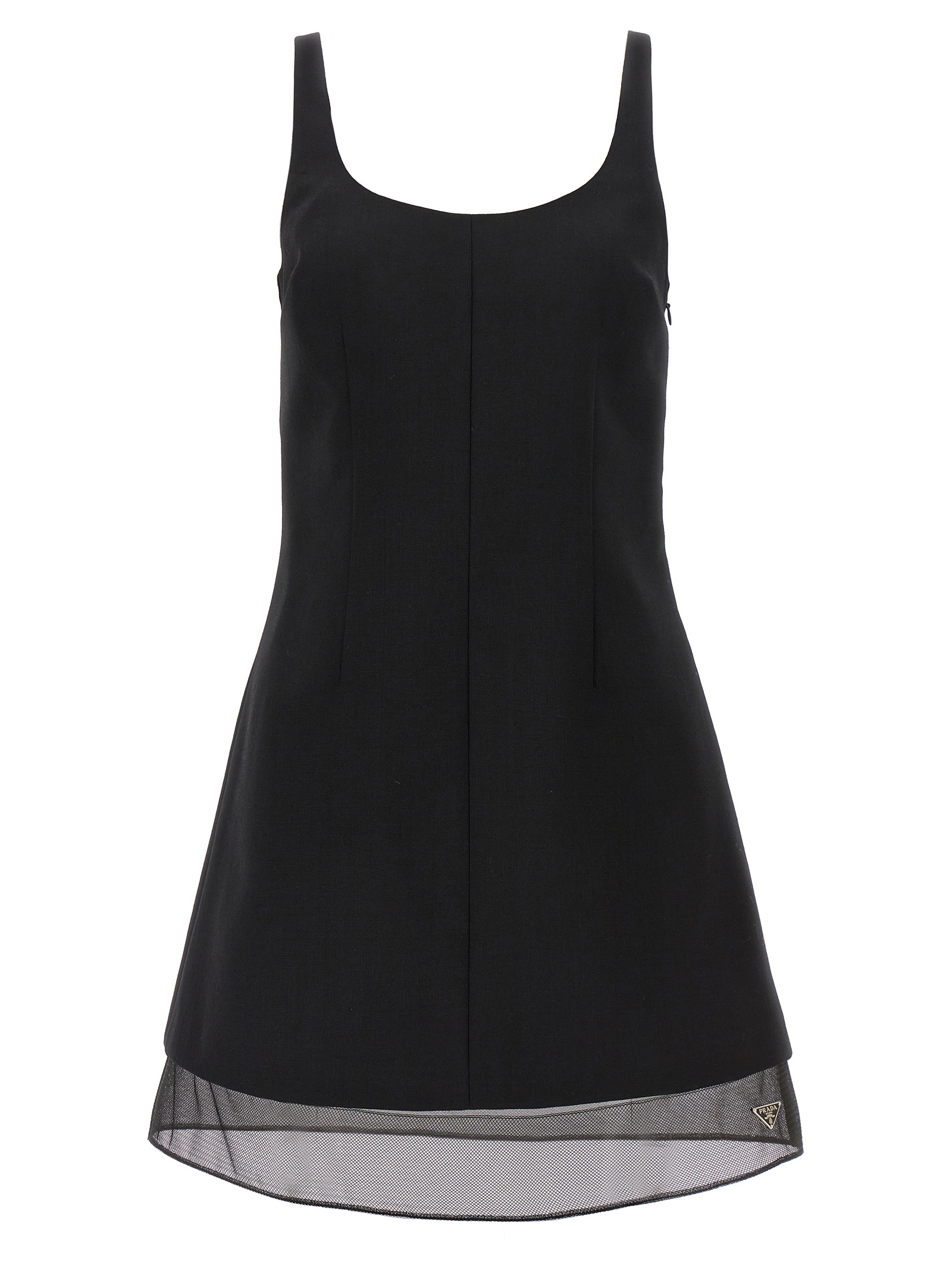 Crinoline wool dress