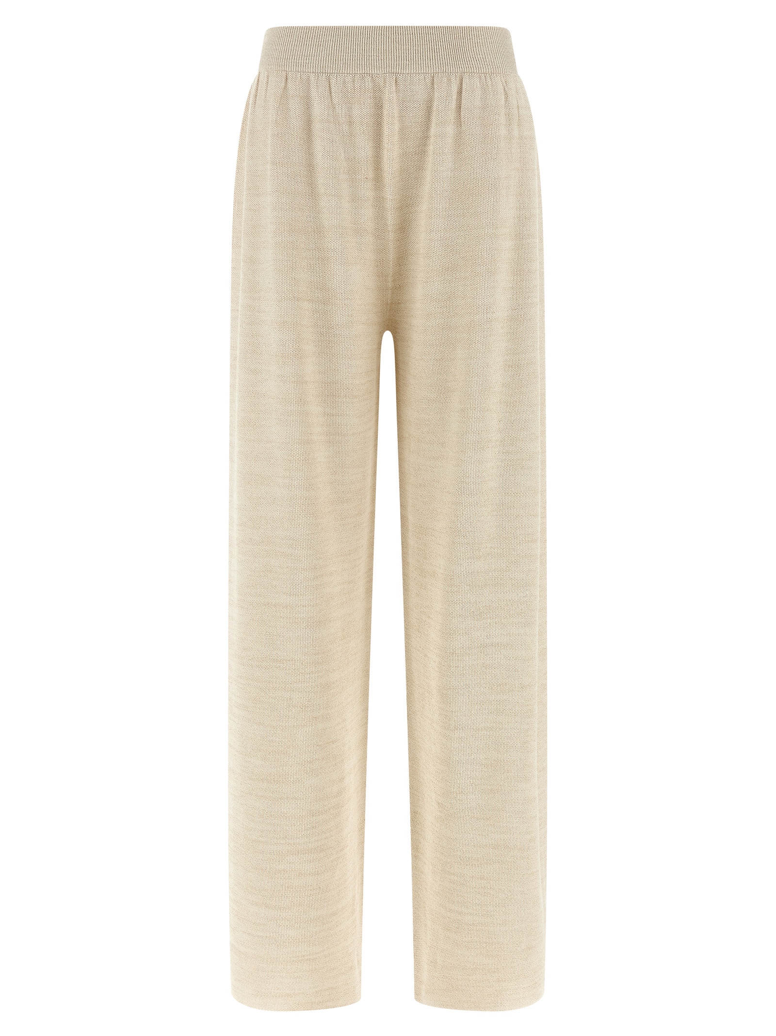 Lamé thread trousers