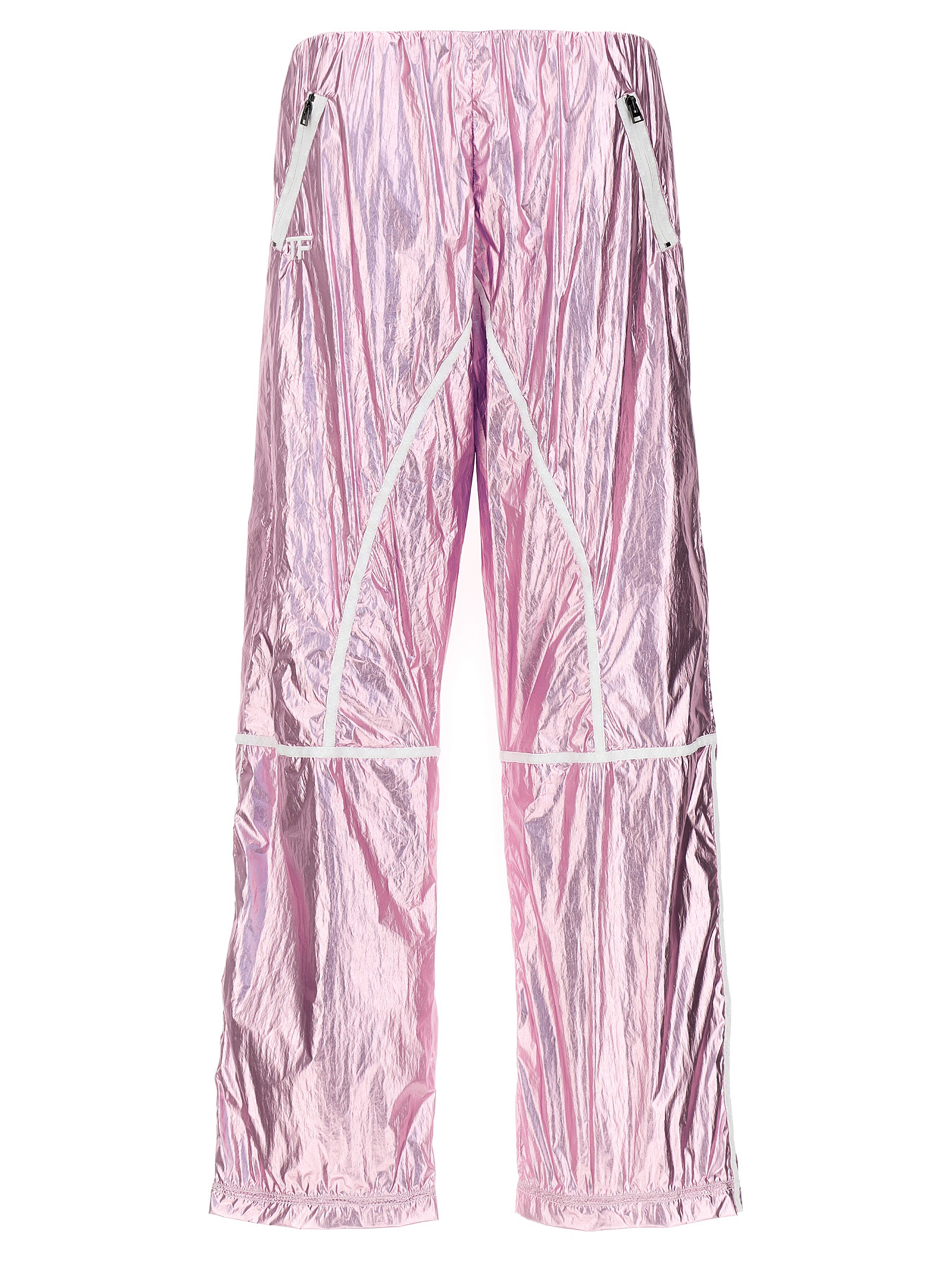 Laminated track pants
