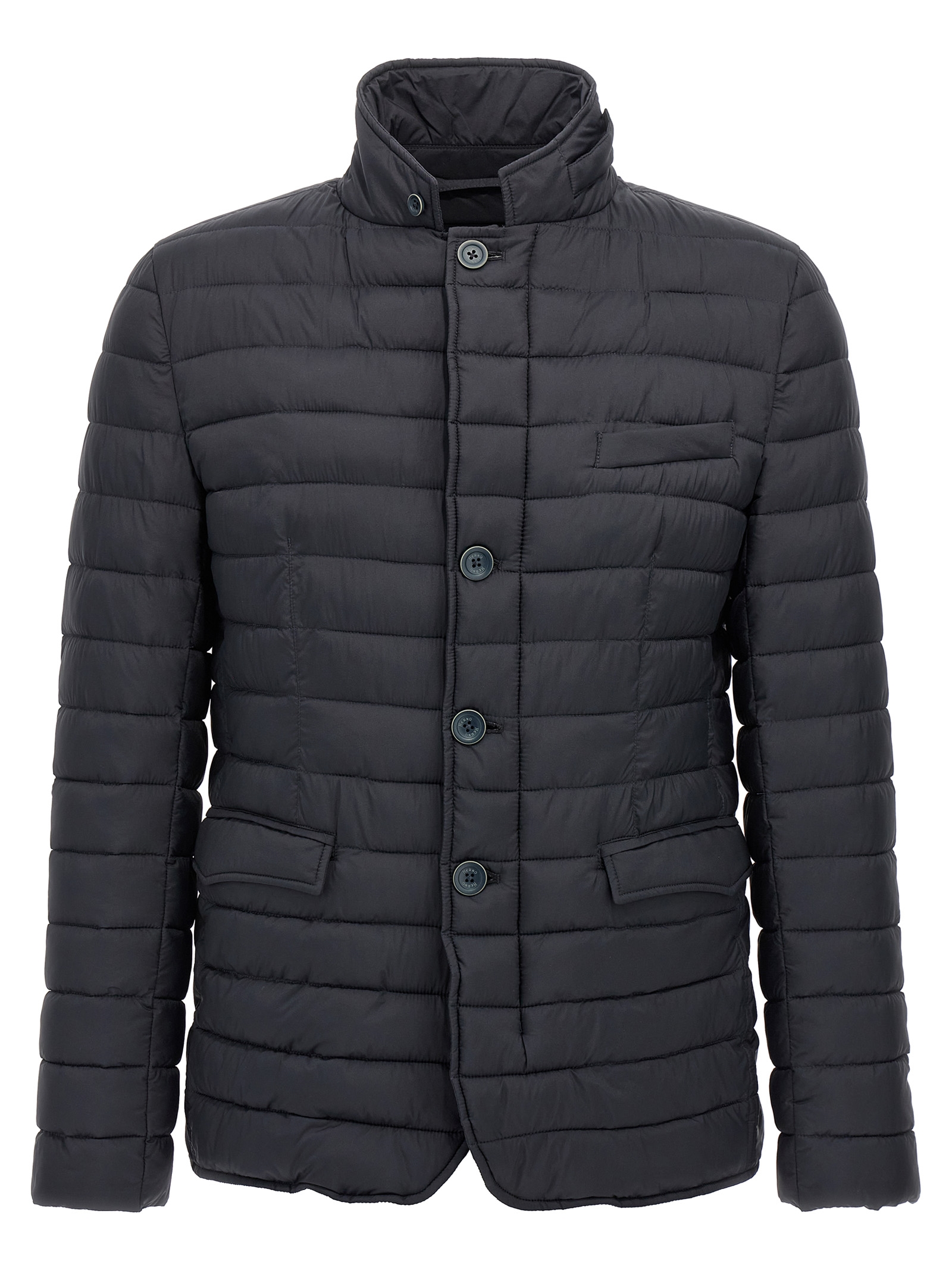 Quilted down jacket