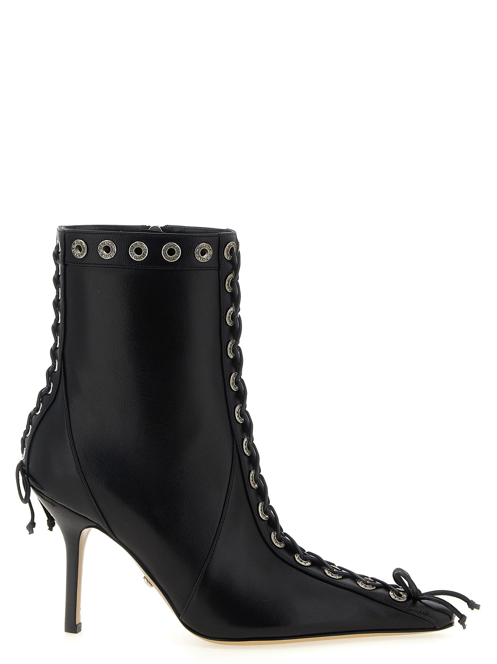 'Crystalized Corset' ankle boots