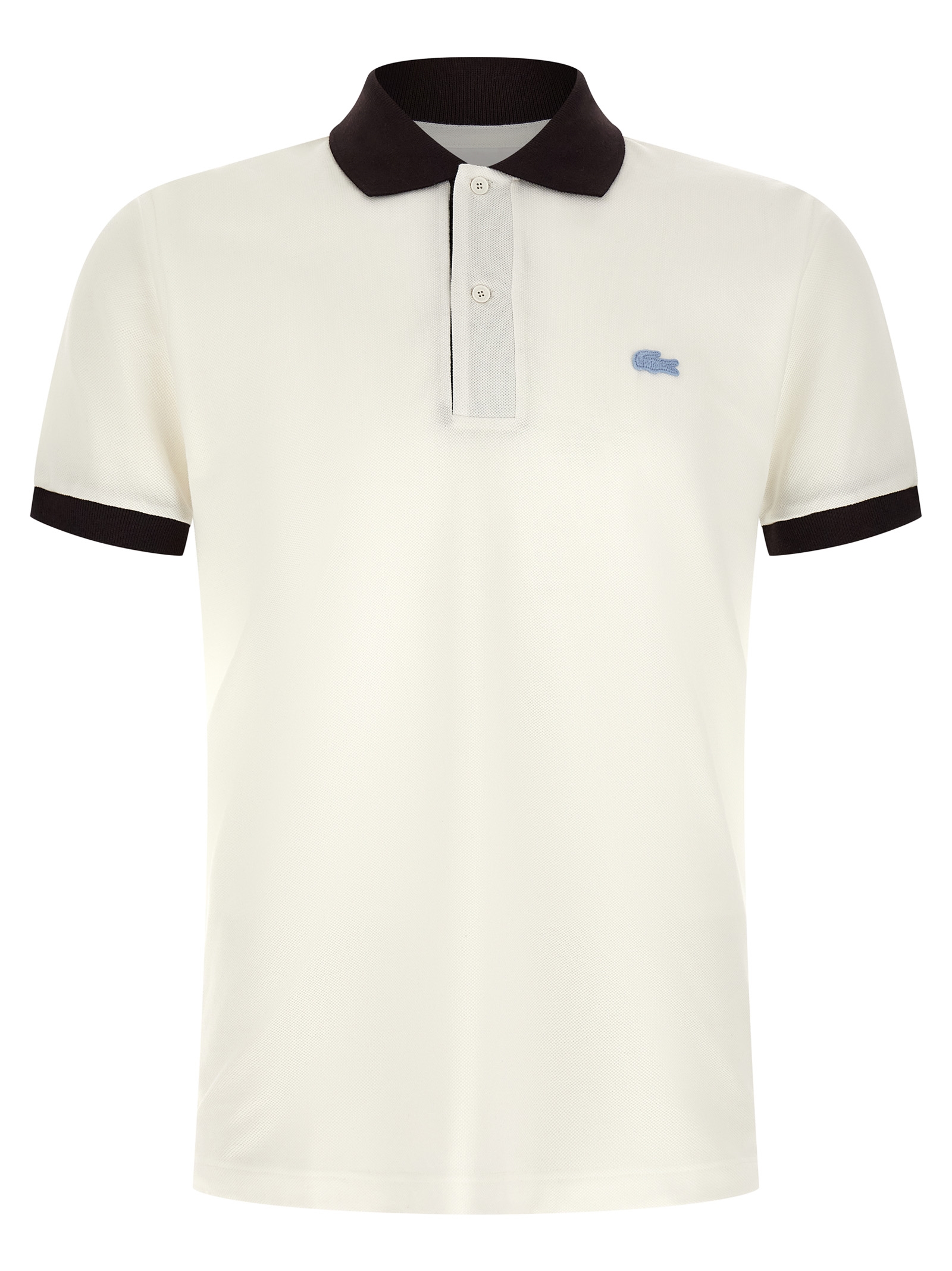 Logo patch polo shirt