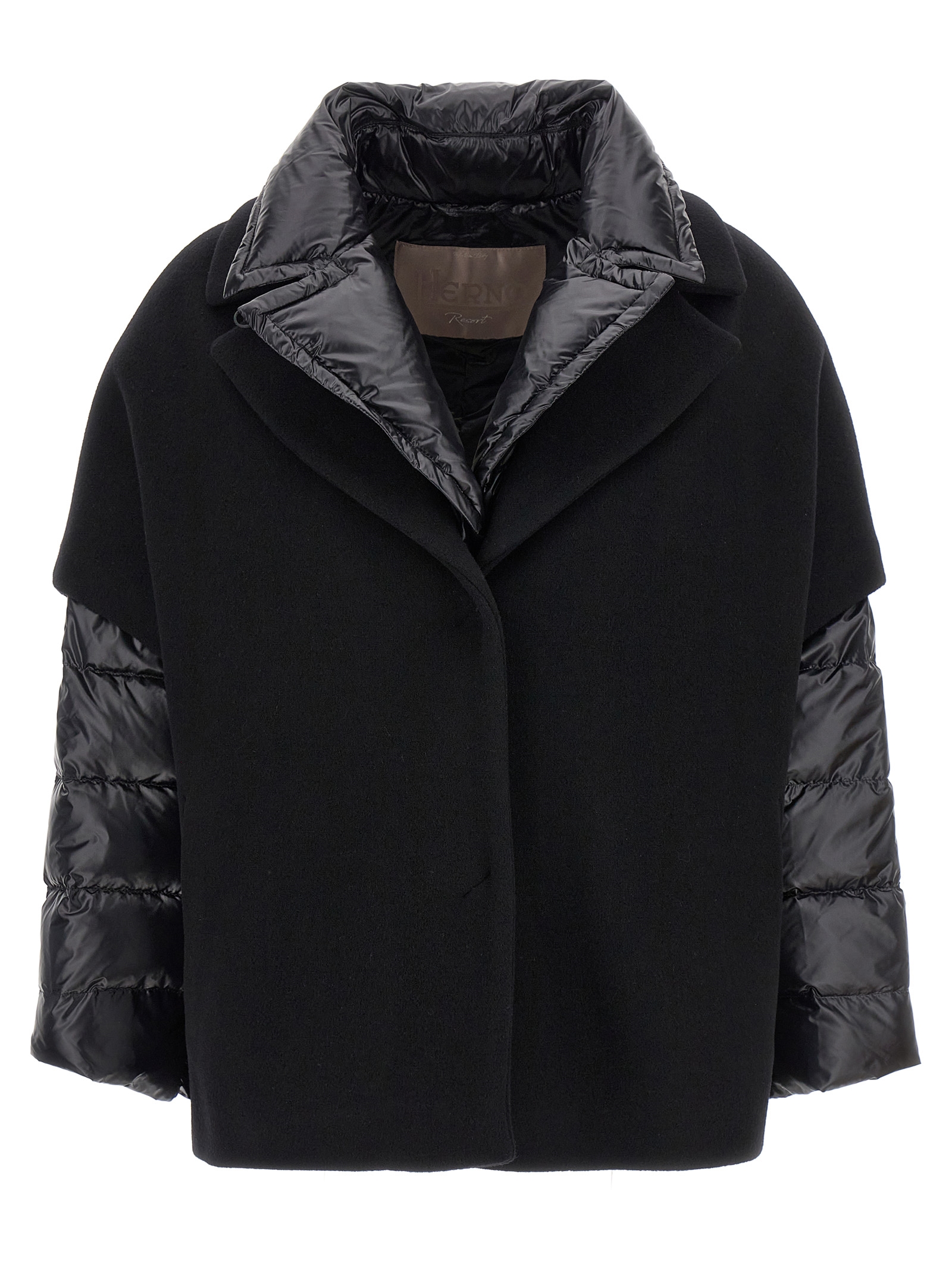 Hood insert down jacket