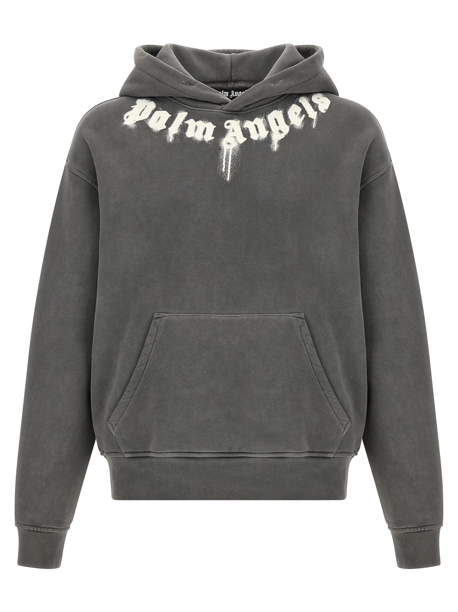 Logo print hoodie