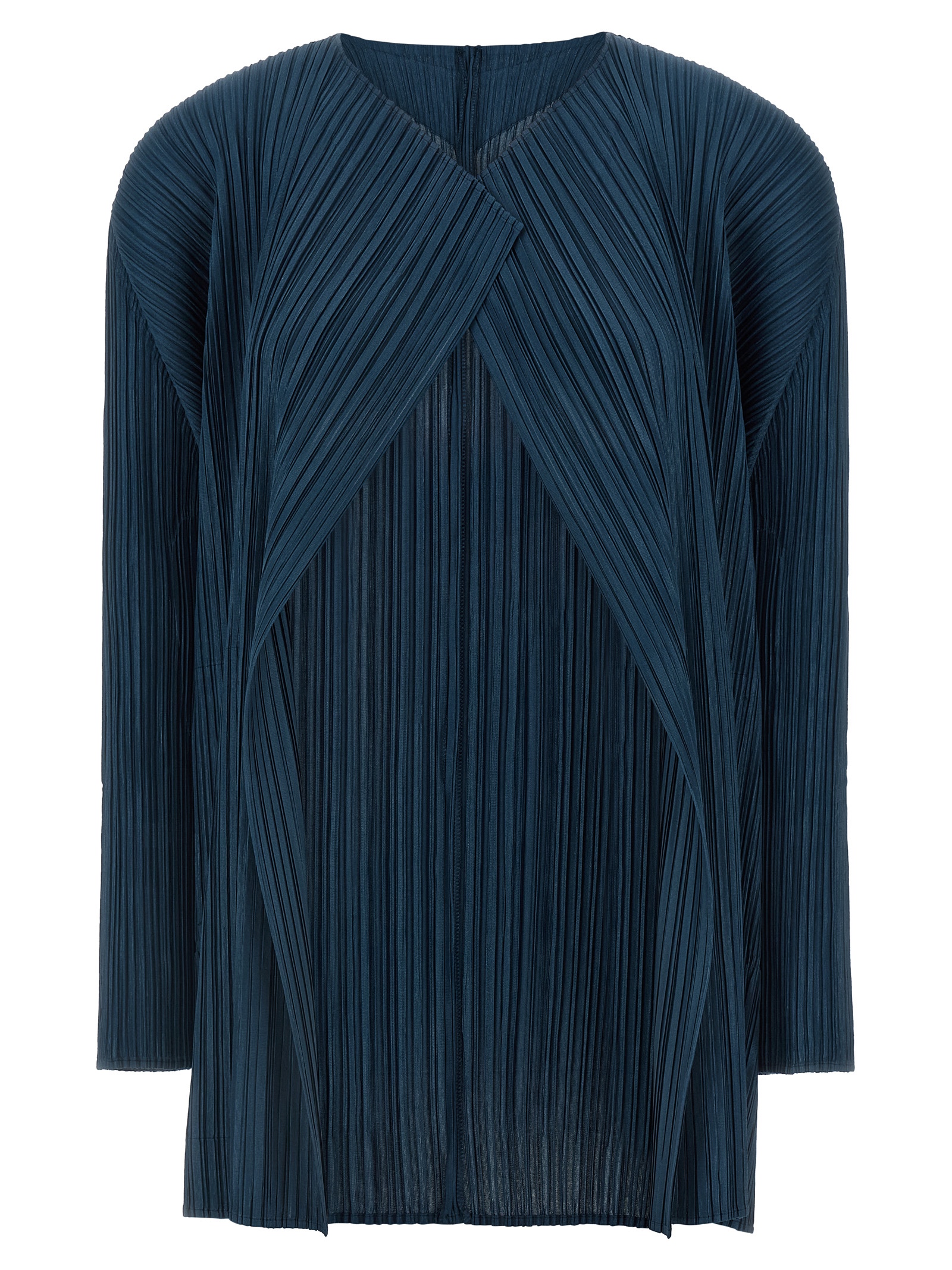 'Mellow Pleats' cardigan